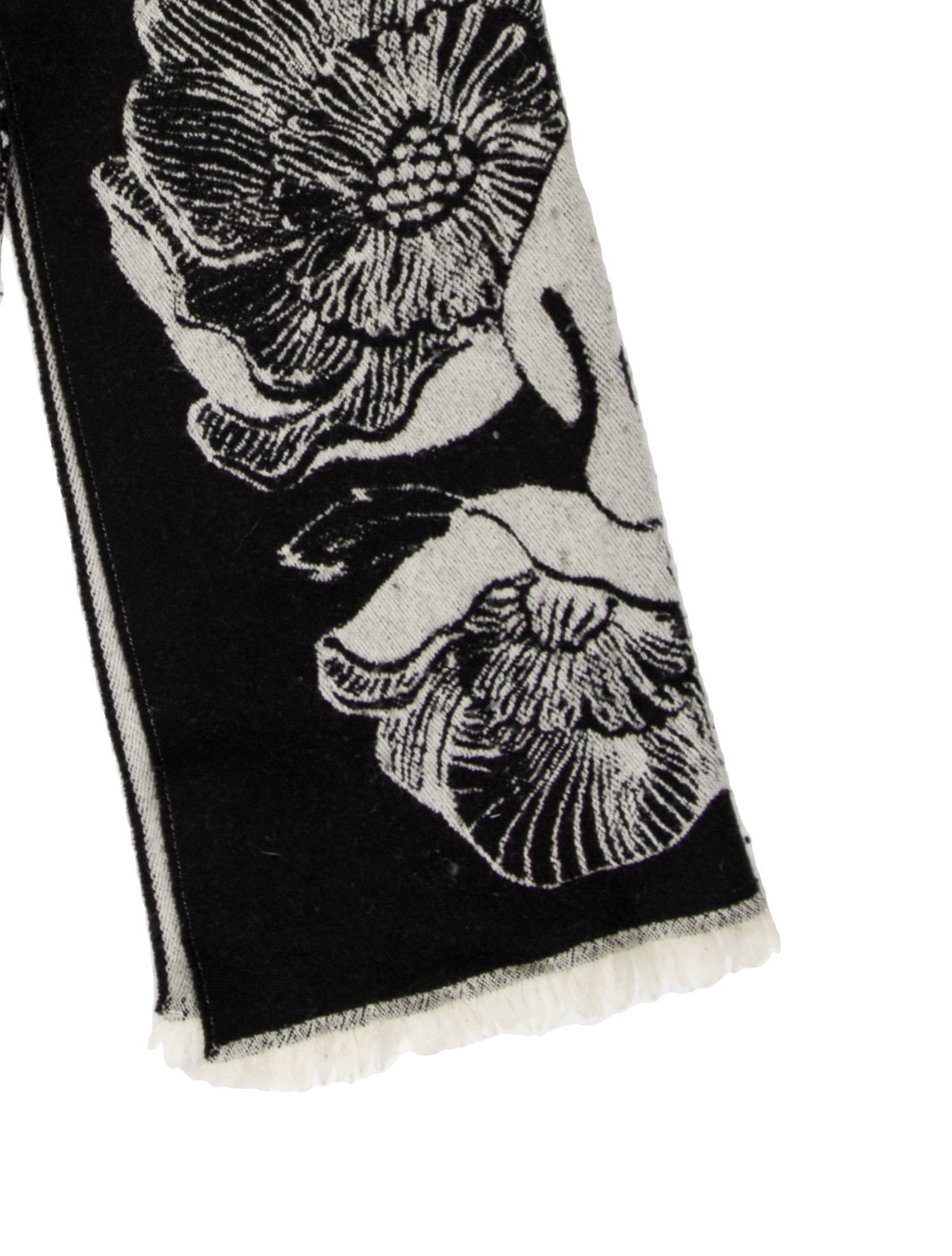 Alexander McQueen Skull Paisley Print Scarf