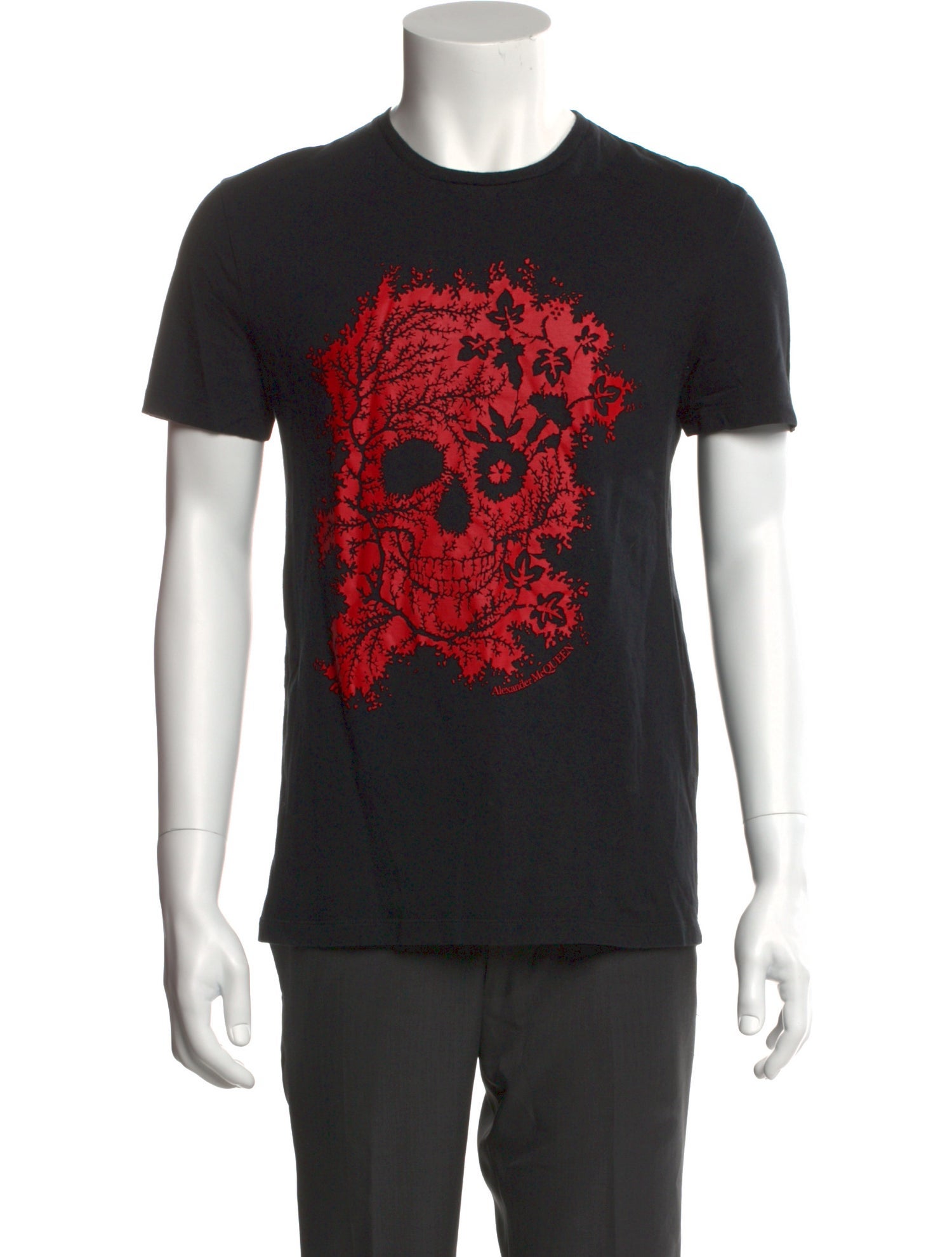 Alexander McQueen Graphic Print Crew Neck T-Shirt