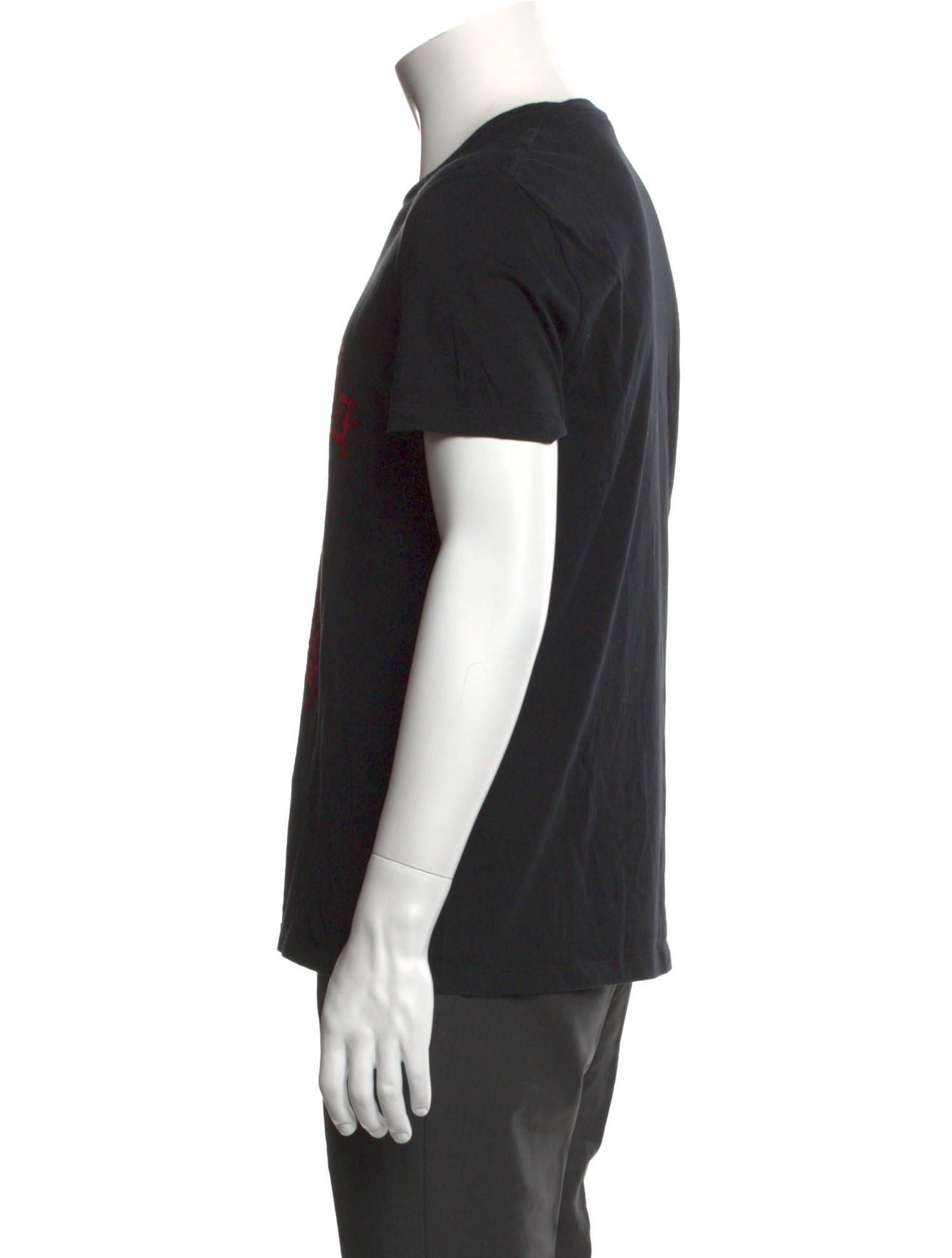 Alexander McQueen Graphic Print Crew Neck T-Shirt