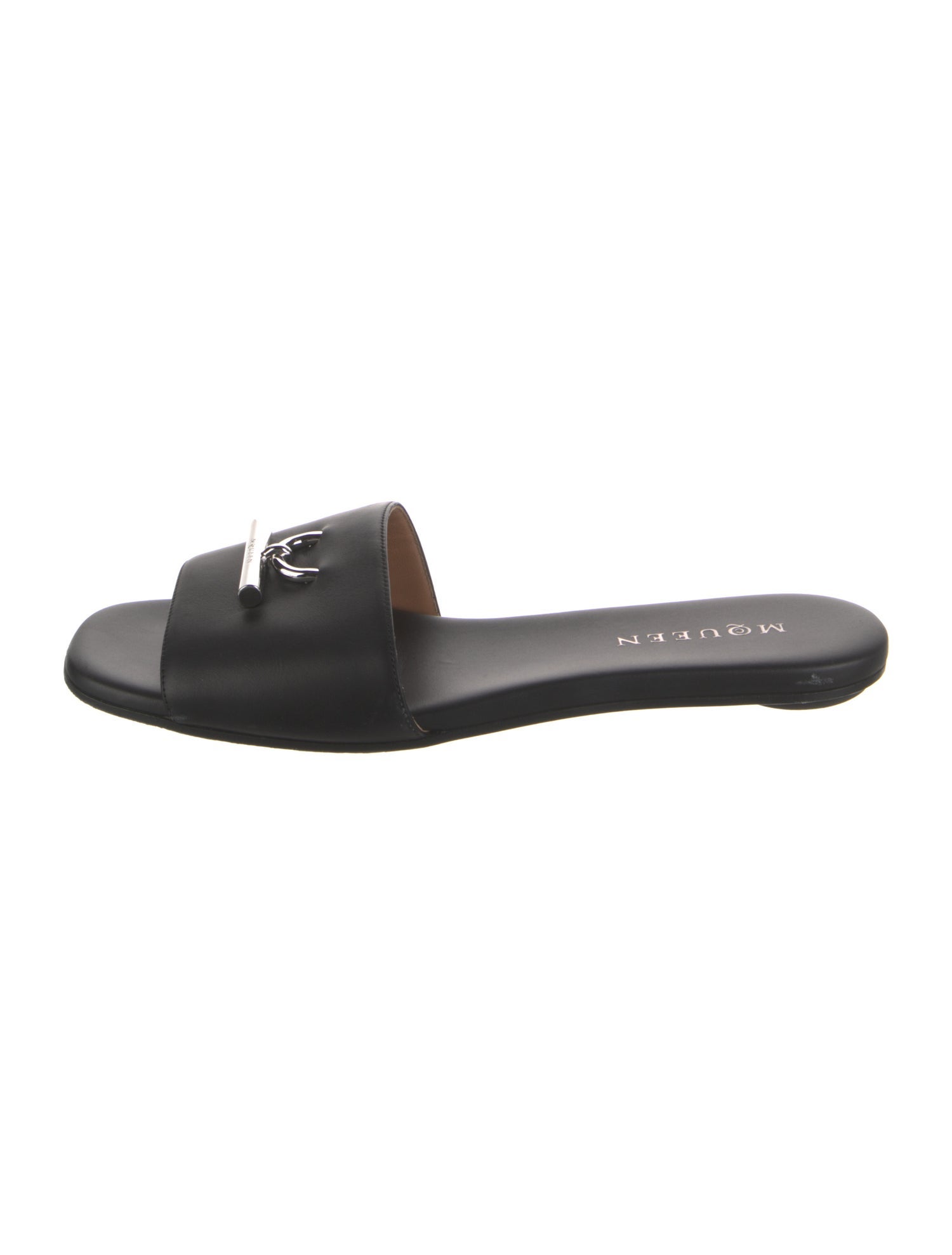 Alexander McQueen Leather Slides