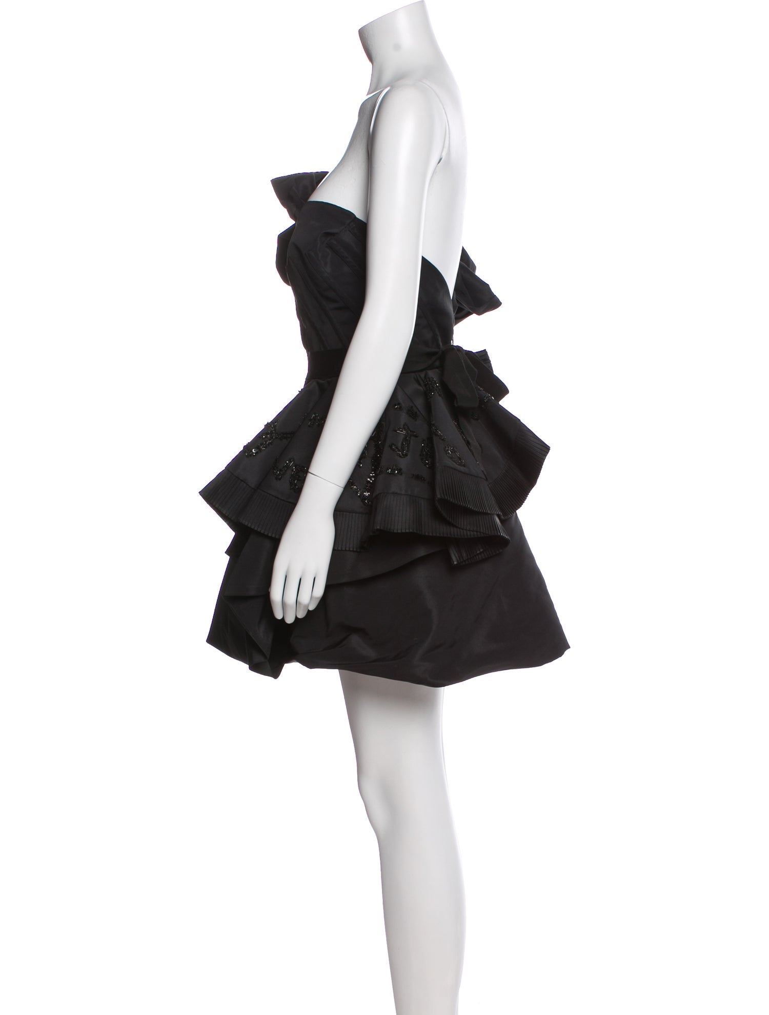 Alexander McQueen One-Shoulder Mini Dress