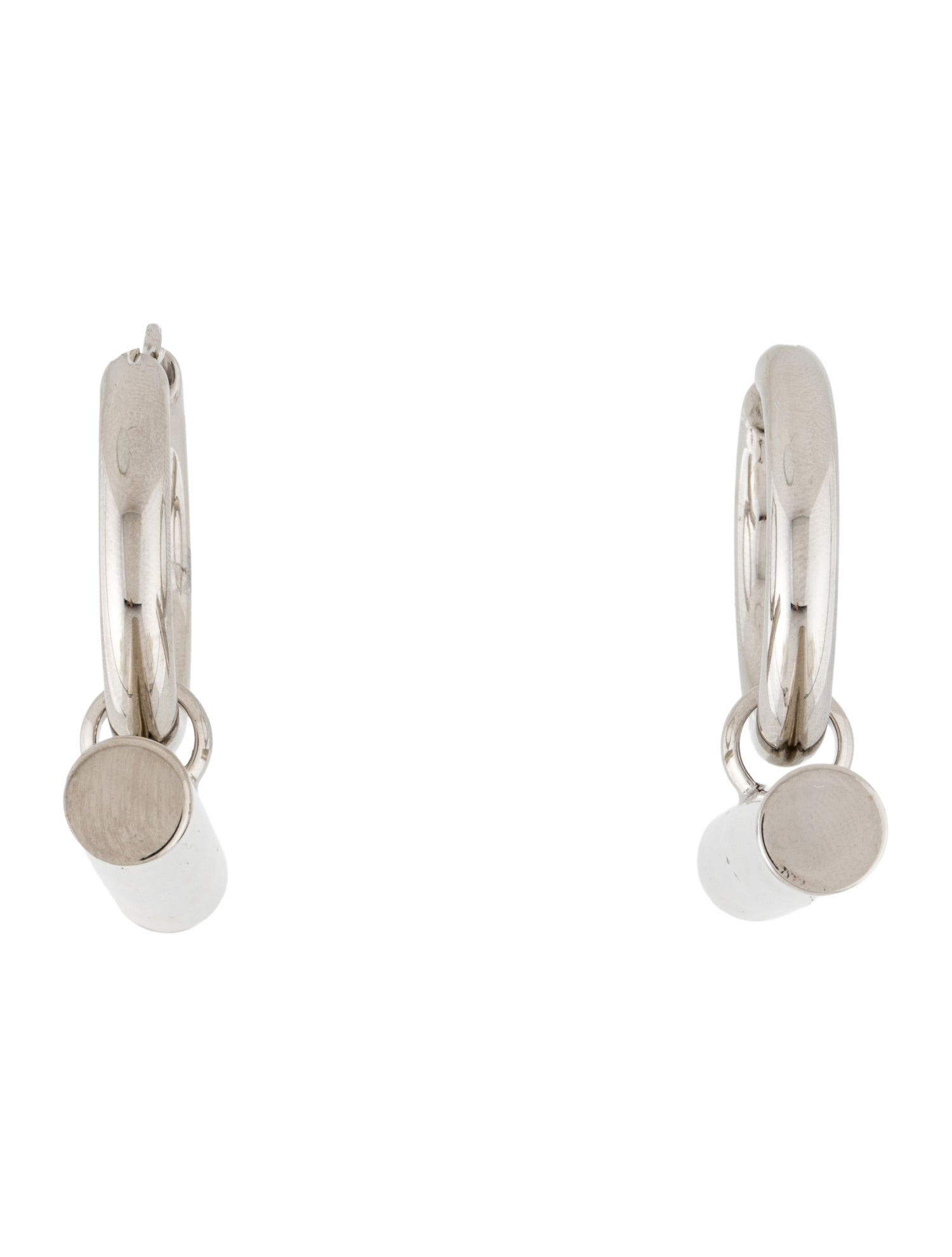 Alexander McQueen T-Bar Hoop Earrings