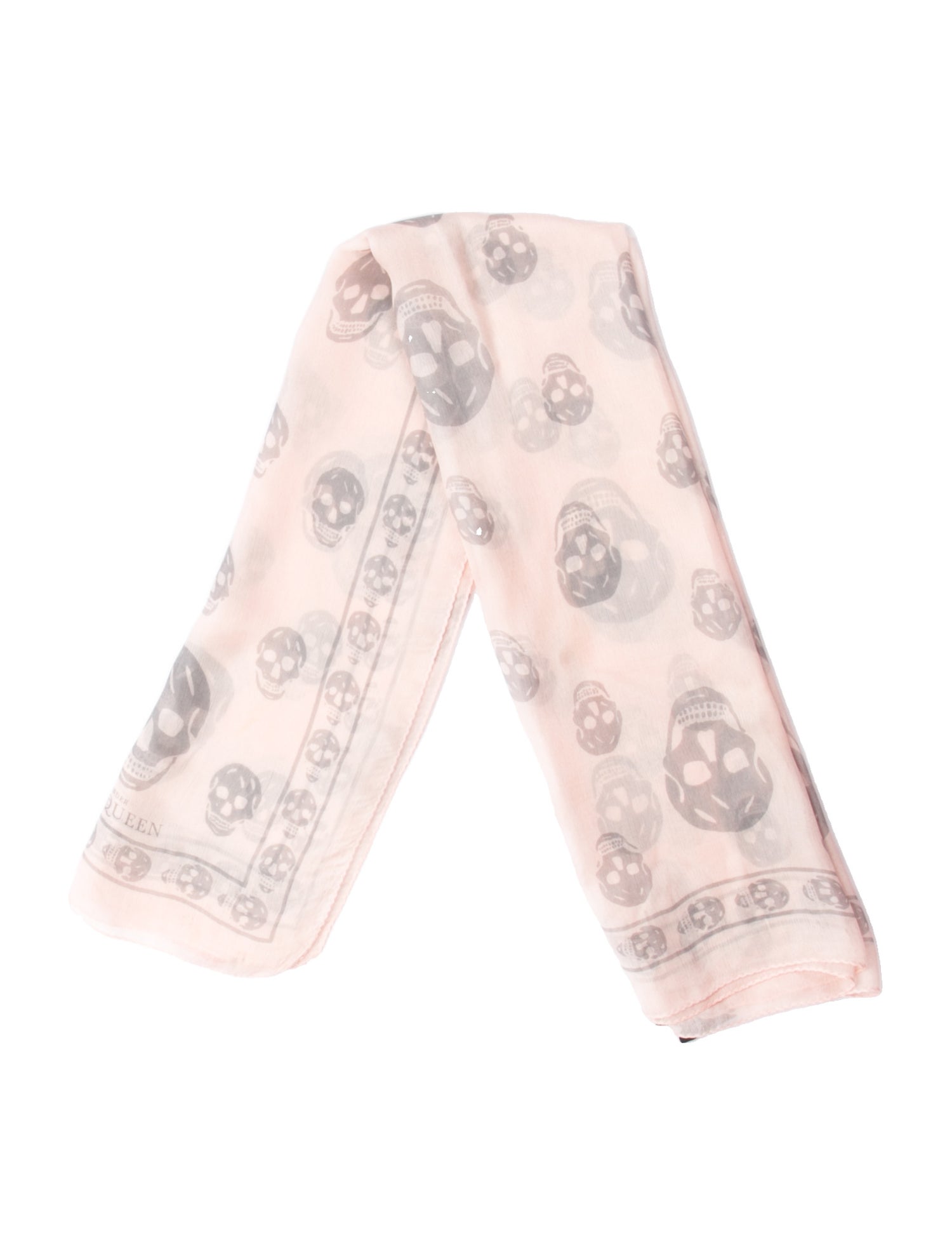 Alexander McQueen Silk Printed Scarf