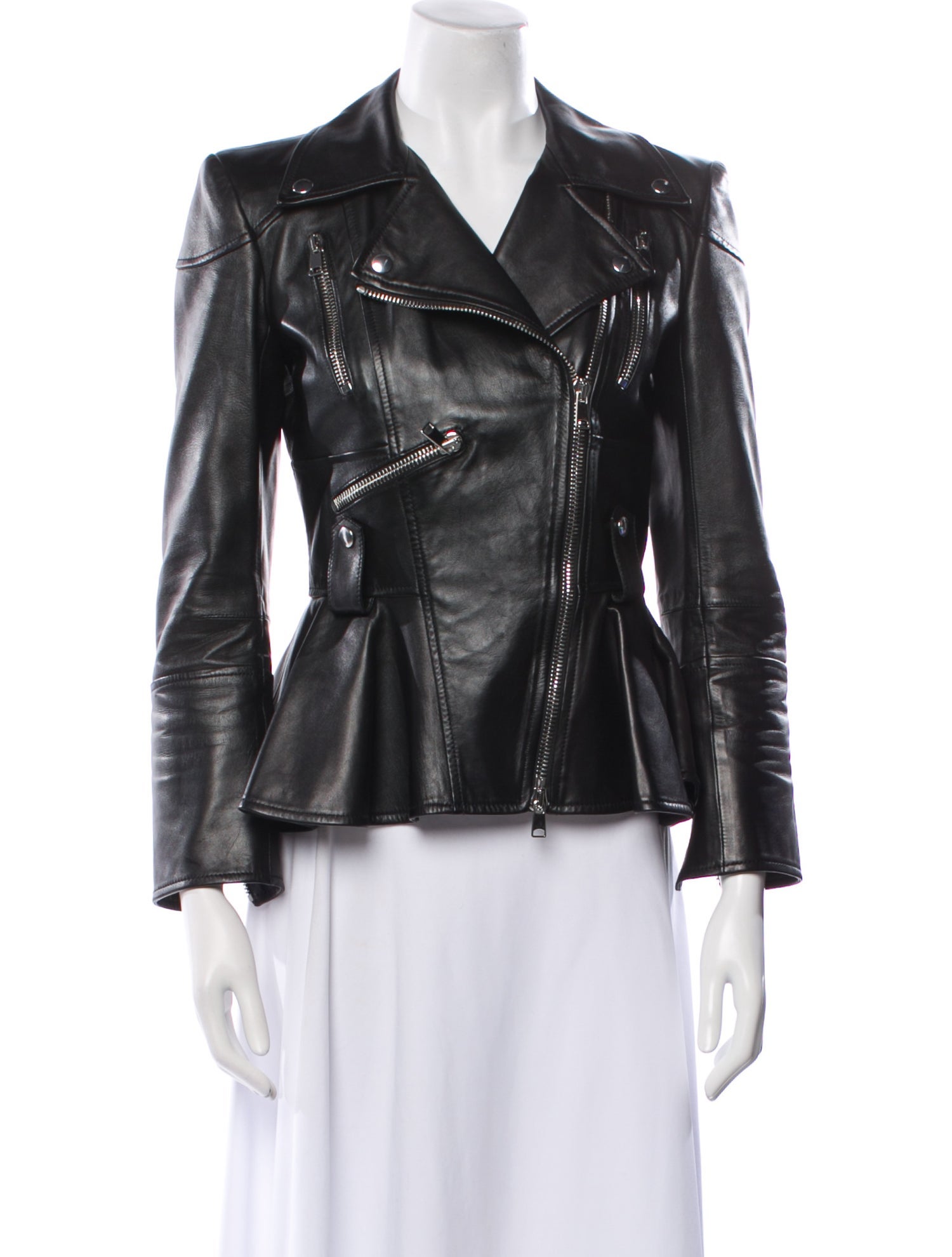 Alexander McQueen Leather Biker Jacket