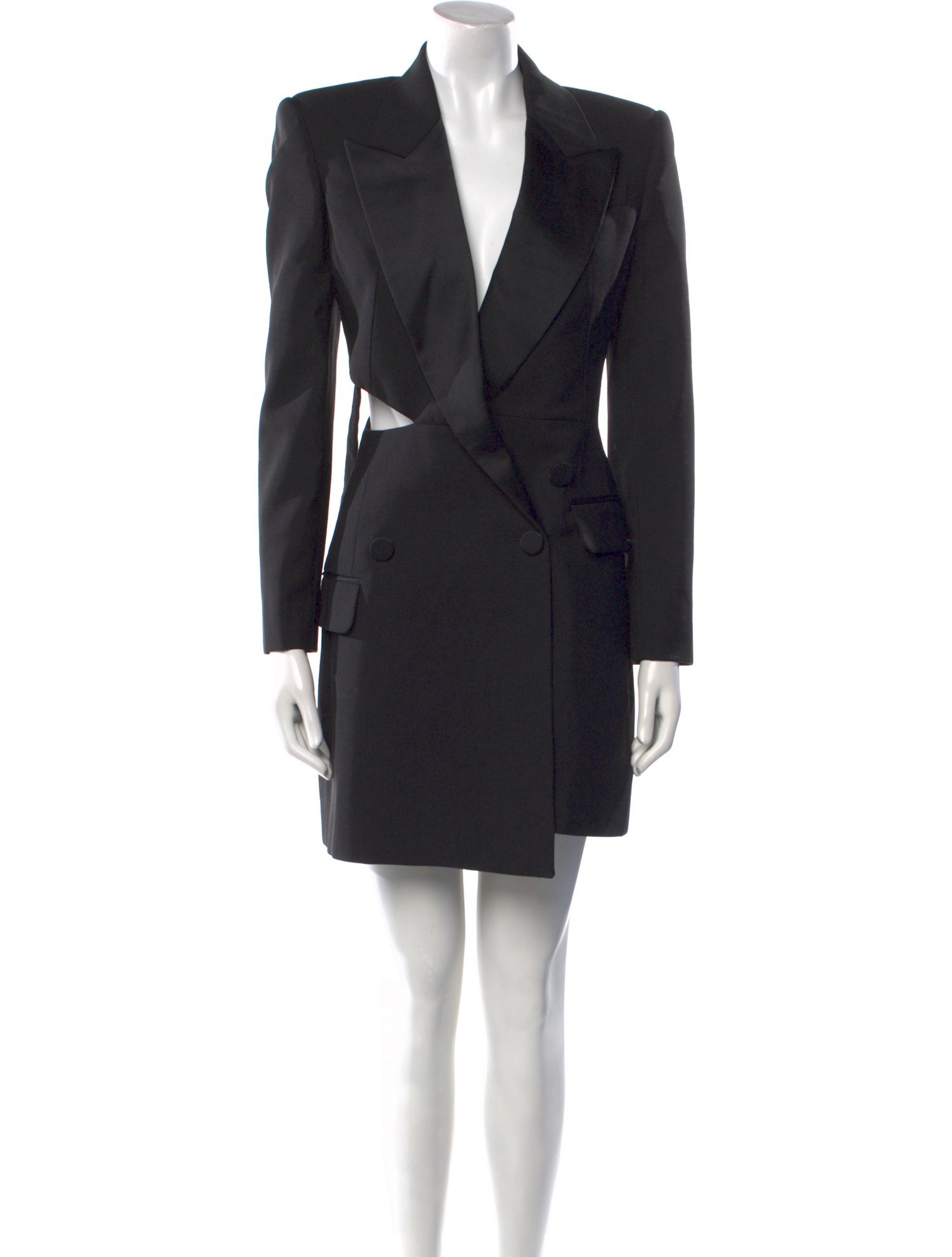 Alexander McQueen Wool Mini Dress