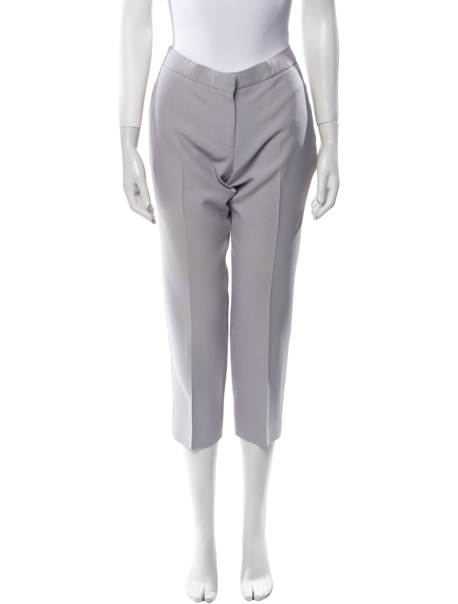 Alexander McQueen Wool Straight Leg Pants
