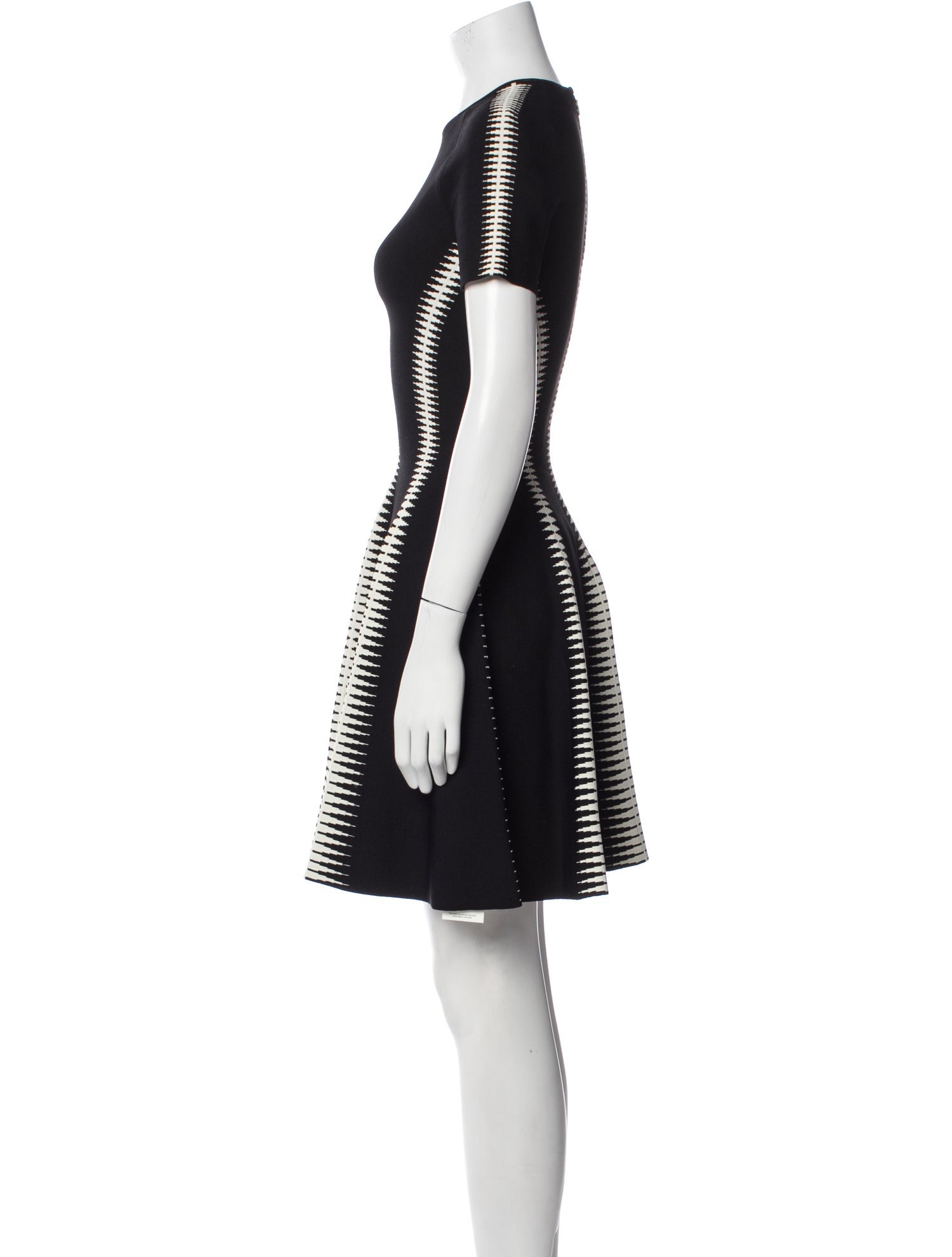 Alexander McQueen Striped Mini Dress