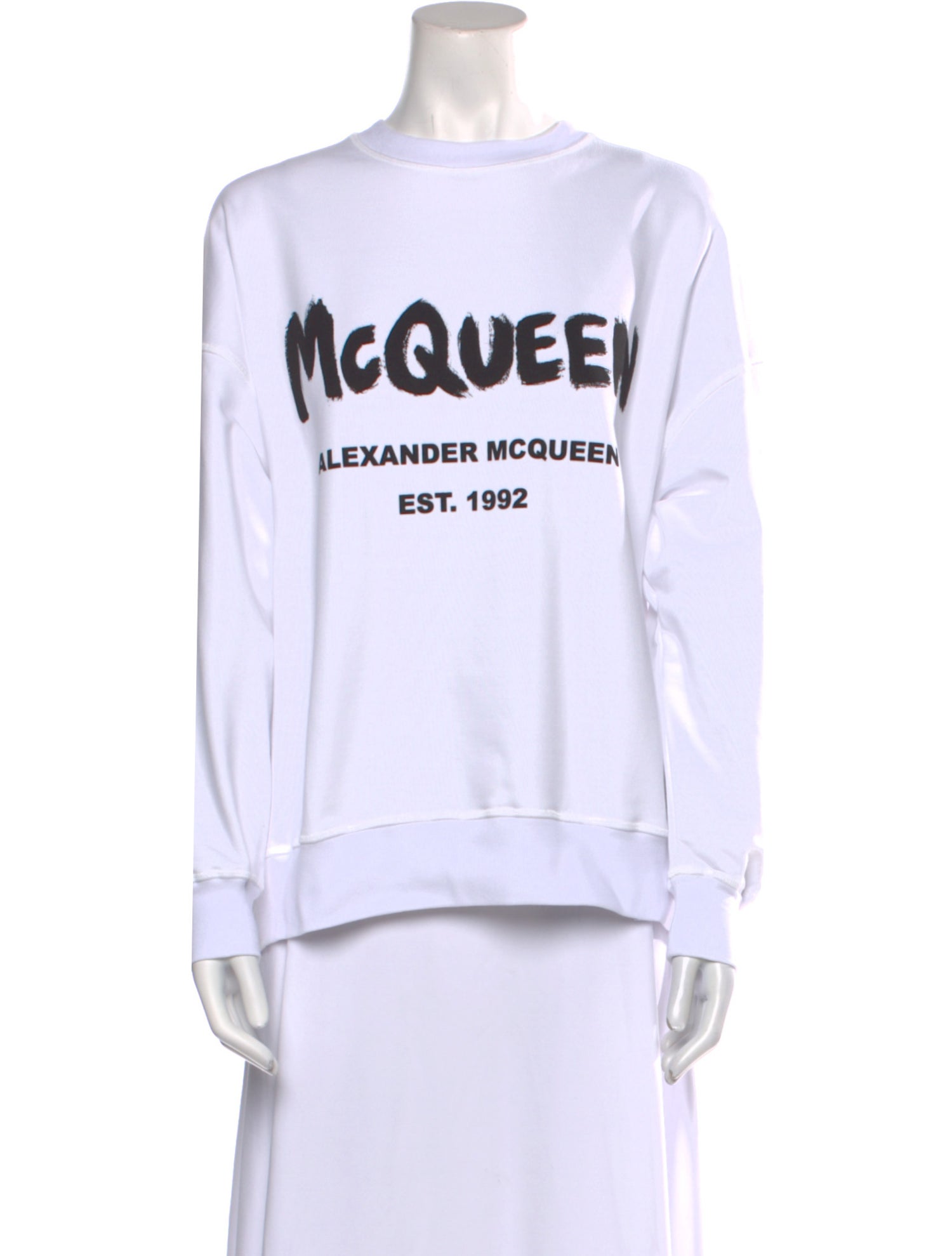 Alexander McQueen Graphic Print Crew Neck Sweatshirt w/ Tags