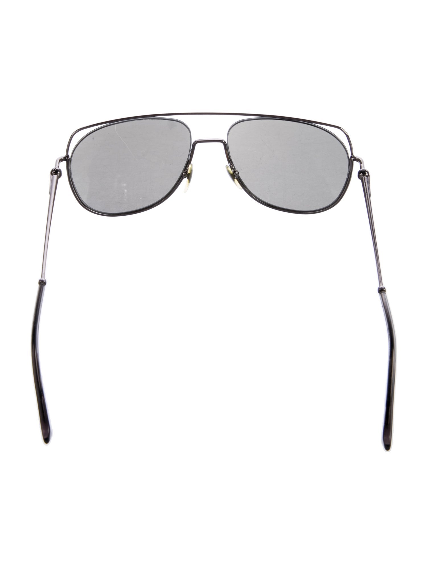 Alexander McQueen Aviator Mirrored Sunglasses