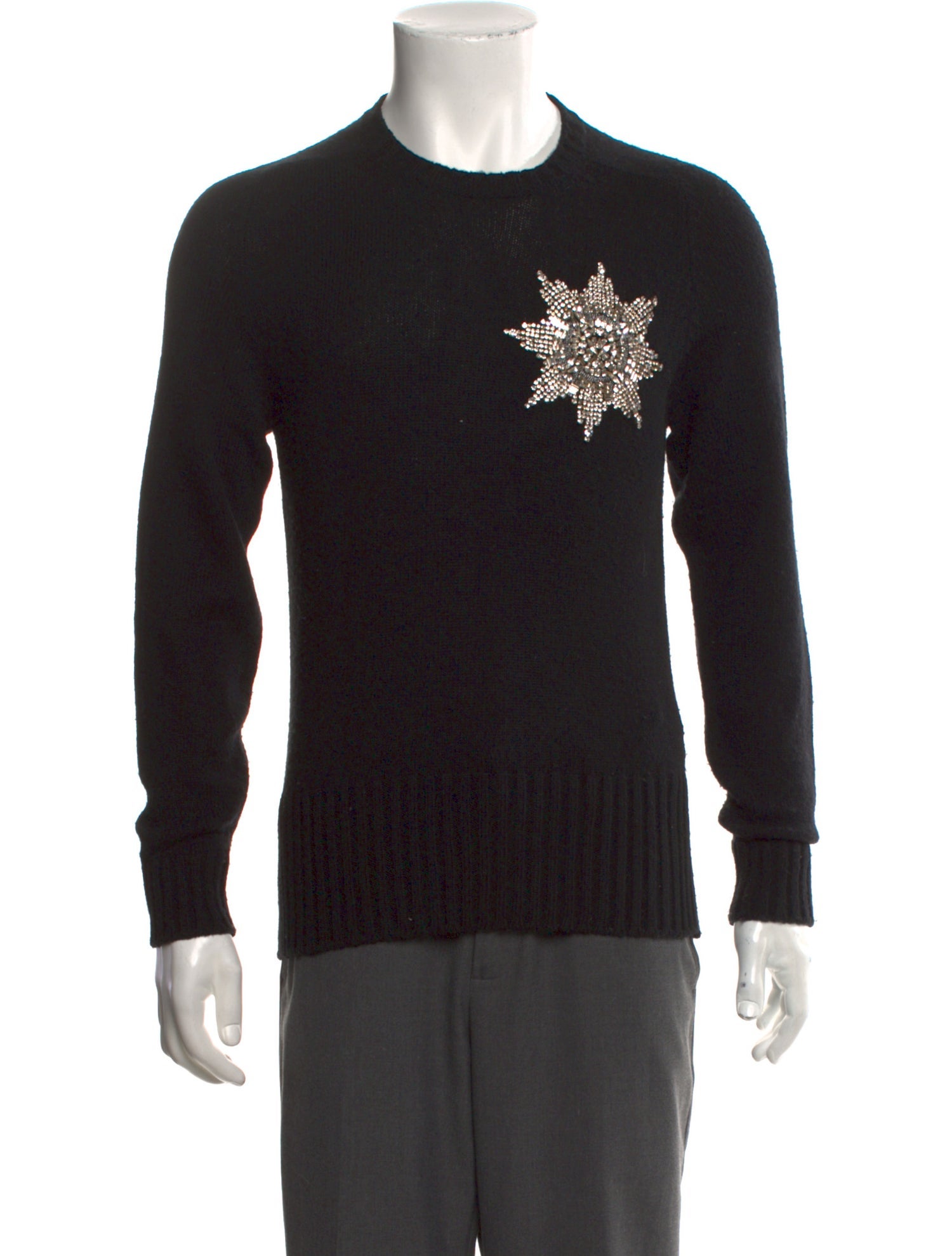 Alexander McQueen Skull Wool Pullover