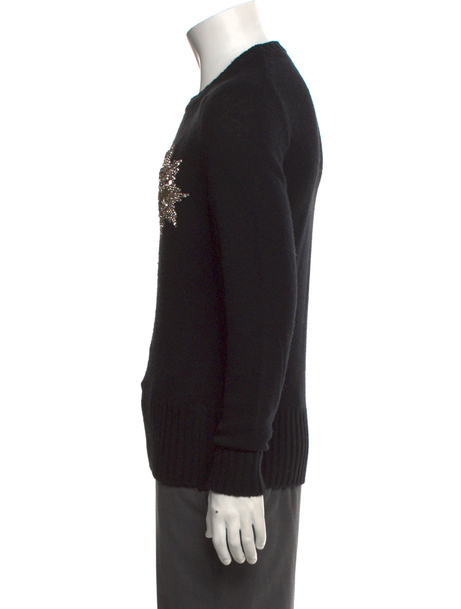 Alexander McQueen Skull Wool Pullover