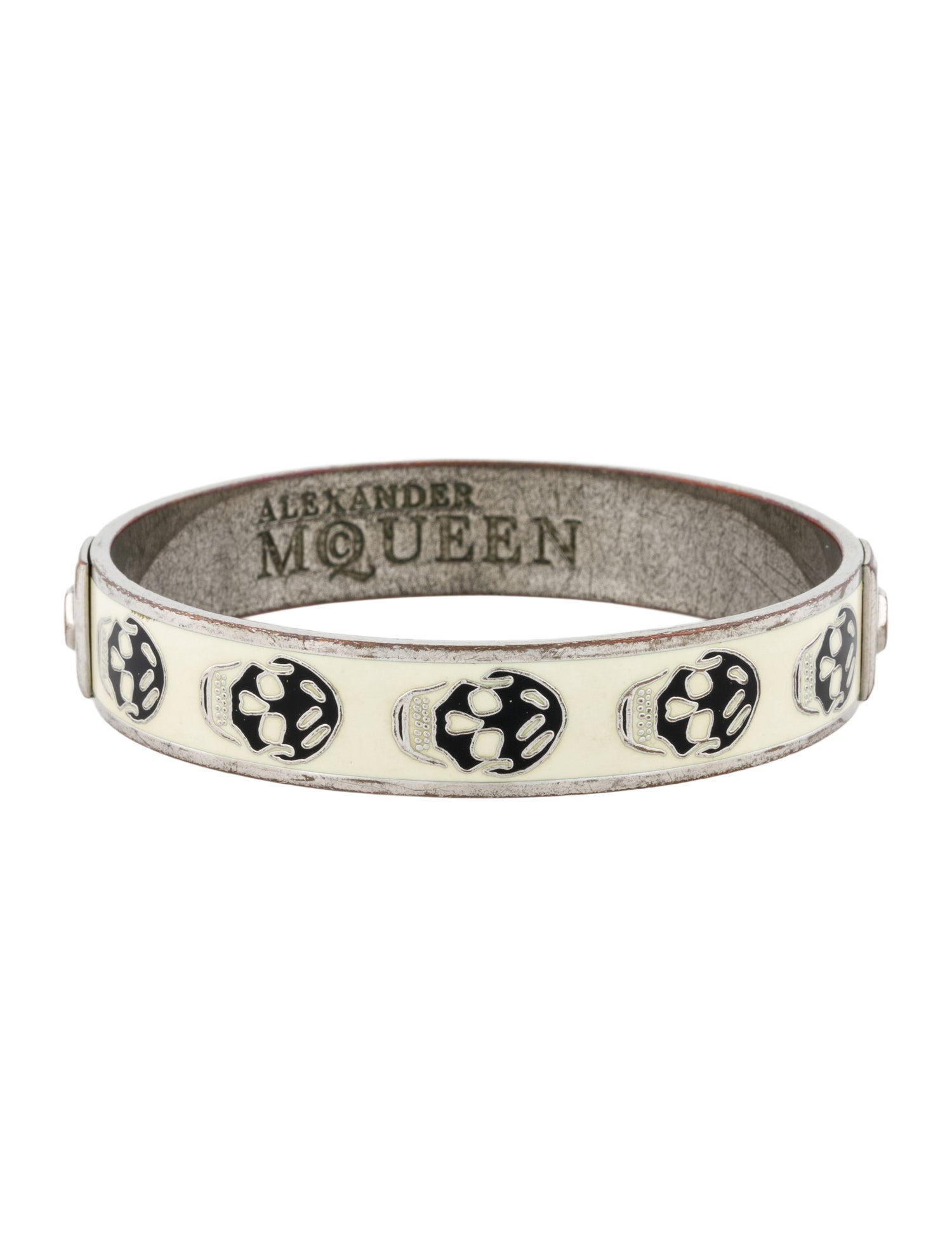 Alexander McQueen Enamel Bangle Bracelet
