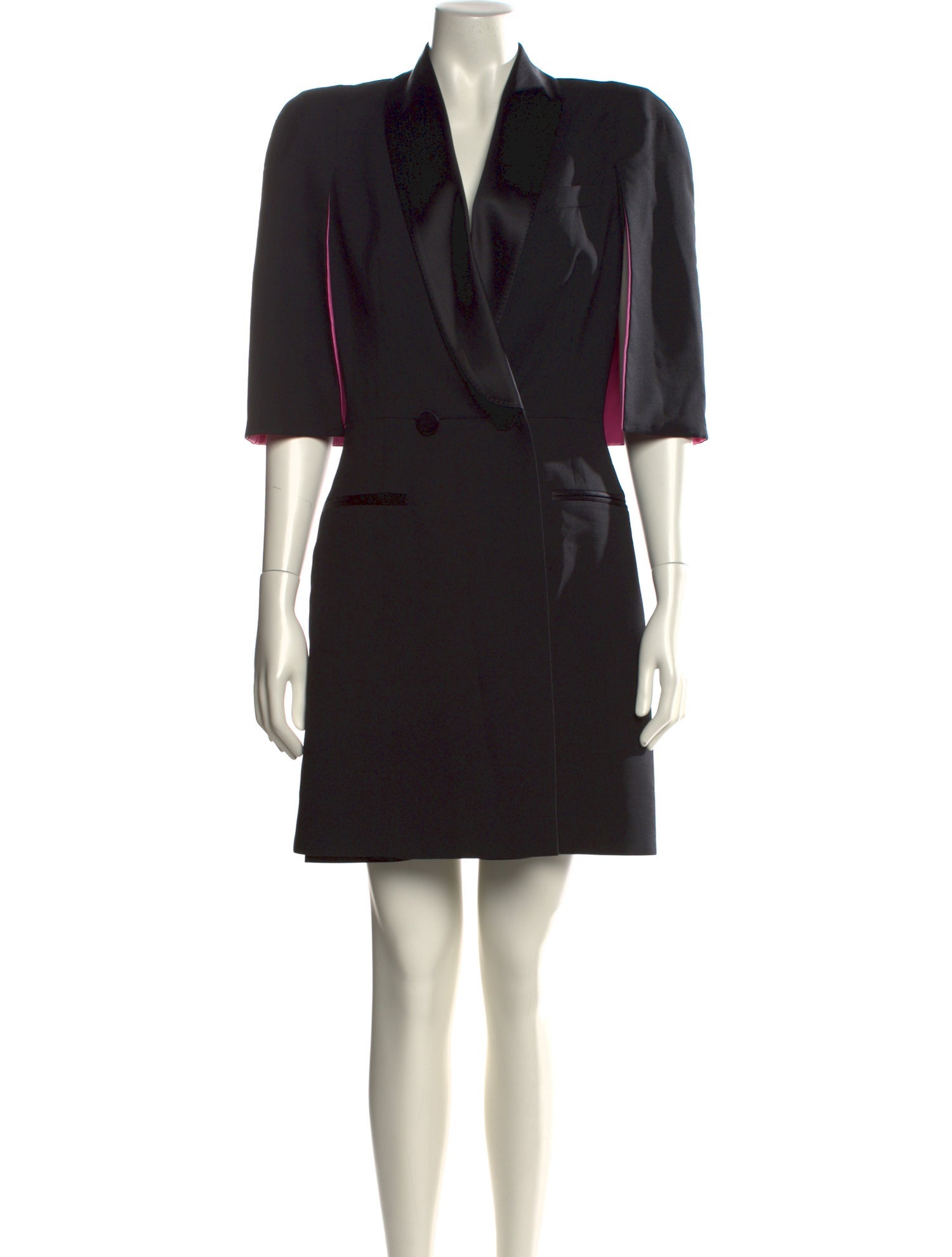 Alexander McQueen Wool Knee-Length Dress