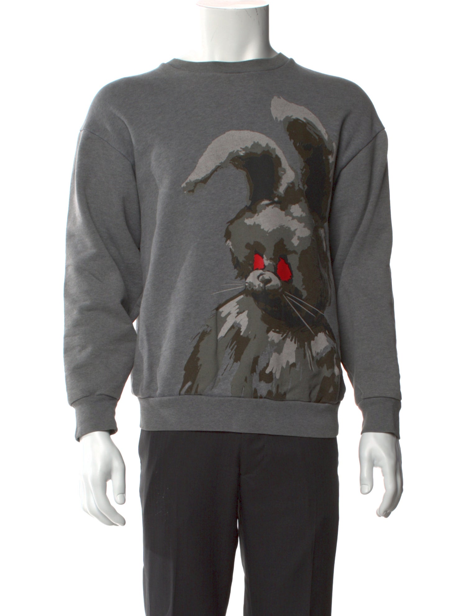 McQ Alexander McQueen Graphic Print Crew Neck Sweatshirt