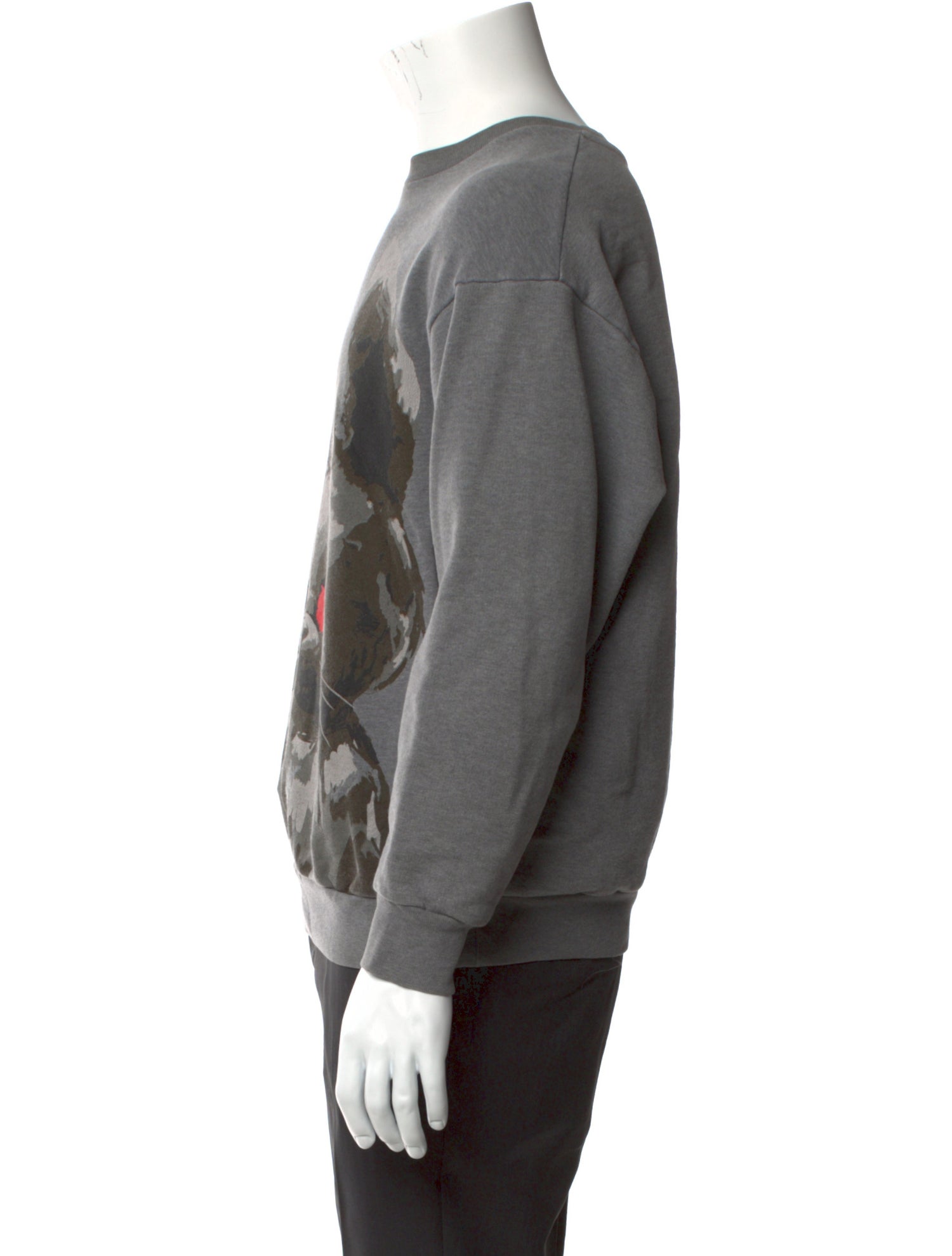 McQ Alexander McQueen Graphic Print Crew Neck Sweatshirt