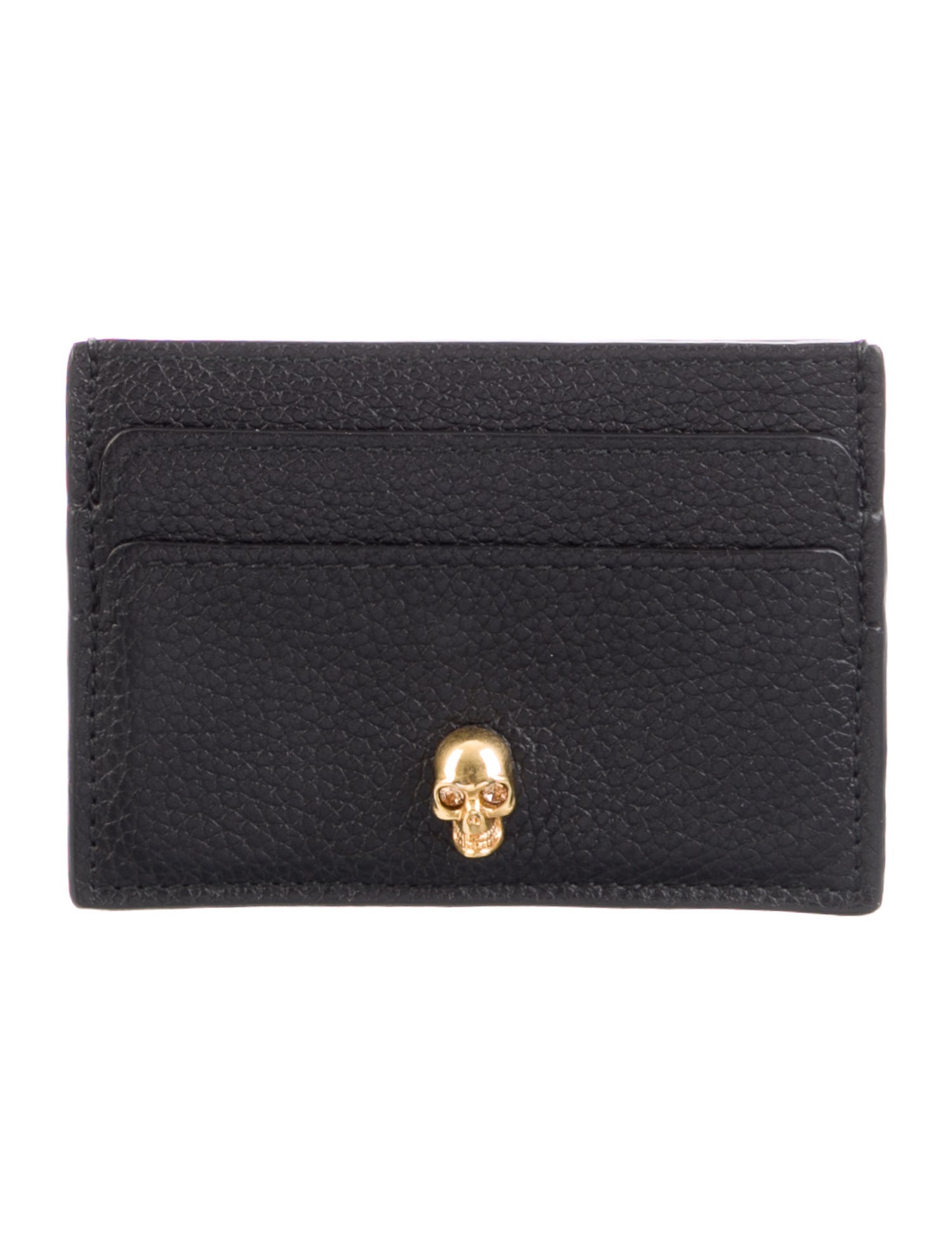 Alexander McQueen Skull Leather Card Holder