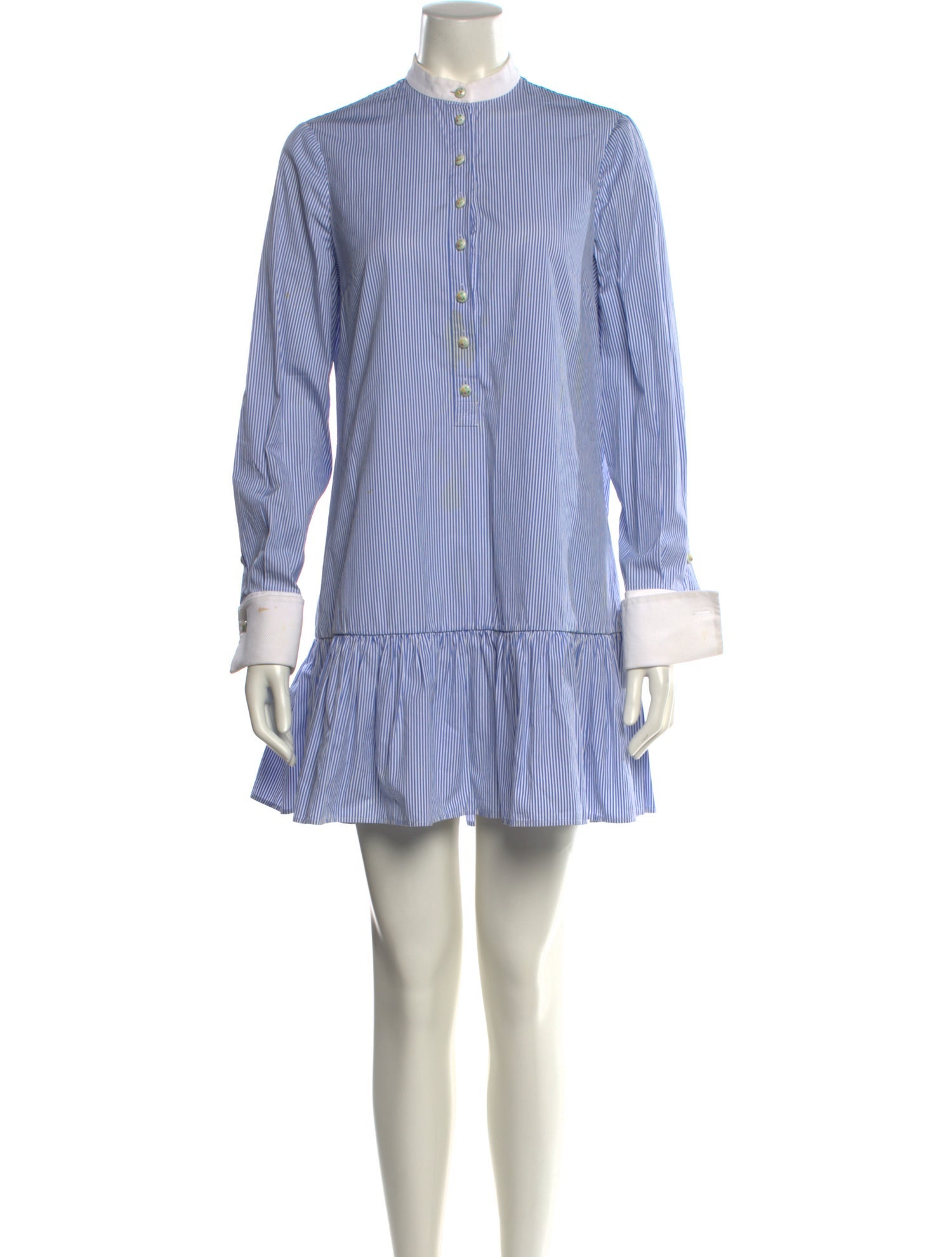 Alexander McQueen Striped Mini Dress