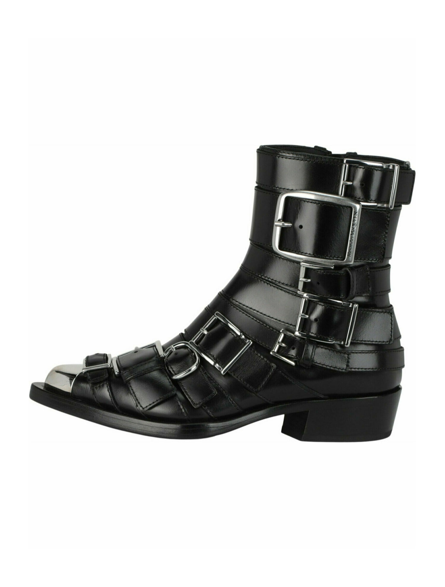 Alexander McQueen Calf Leather Ankle Boots w/ Tags