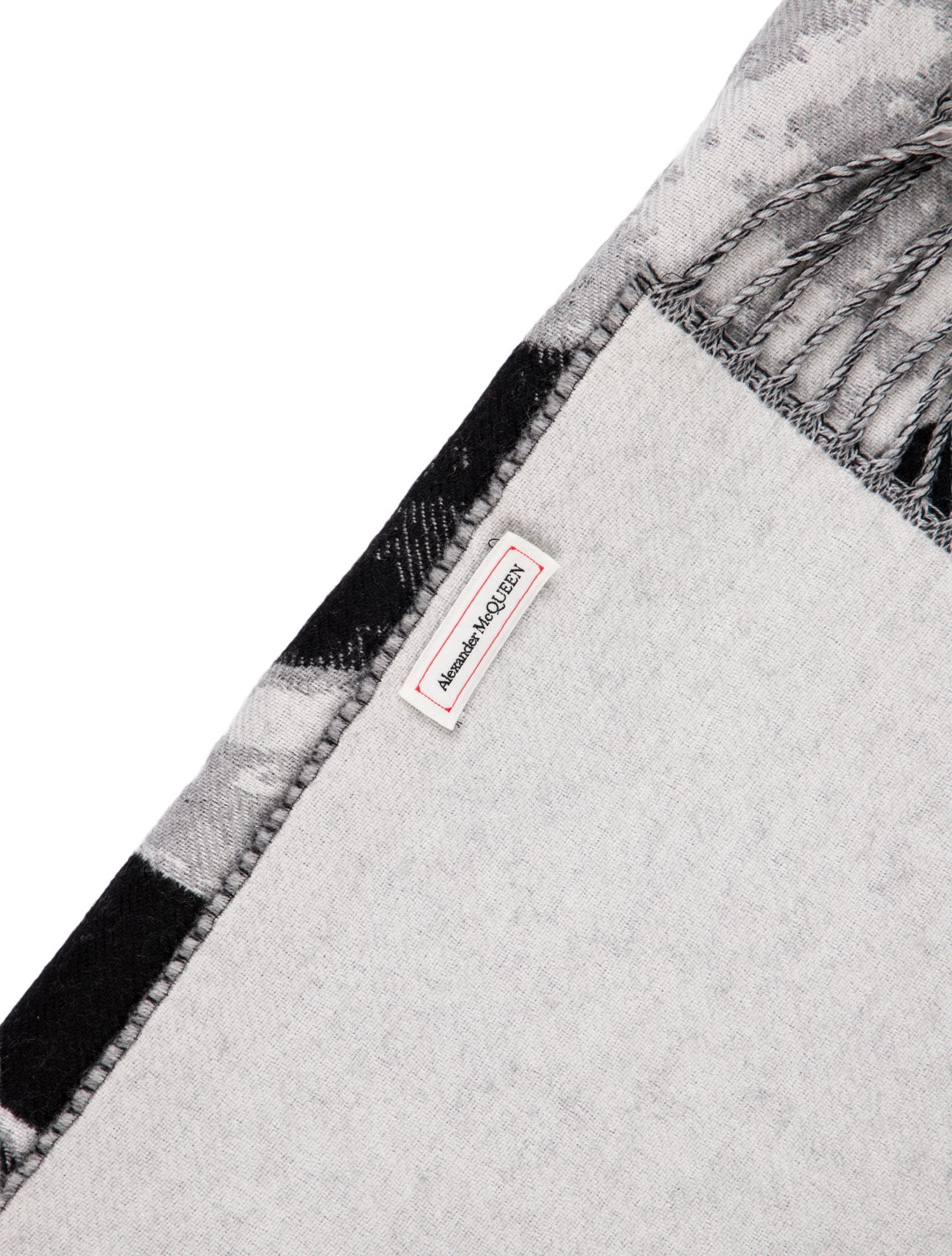 Alexander McQueen Jacquard Flower Throw Blanket