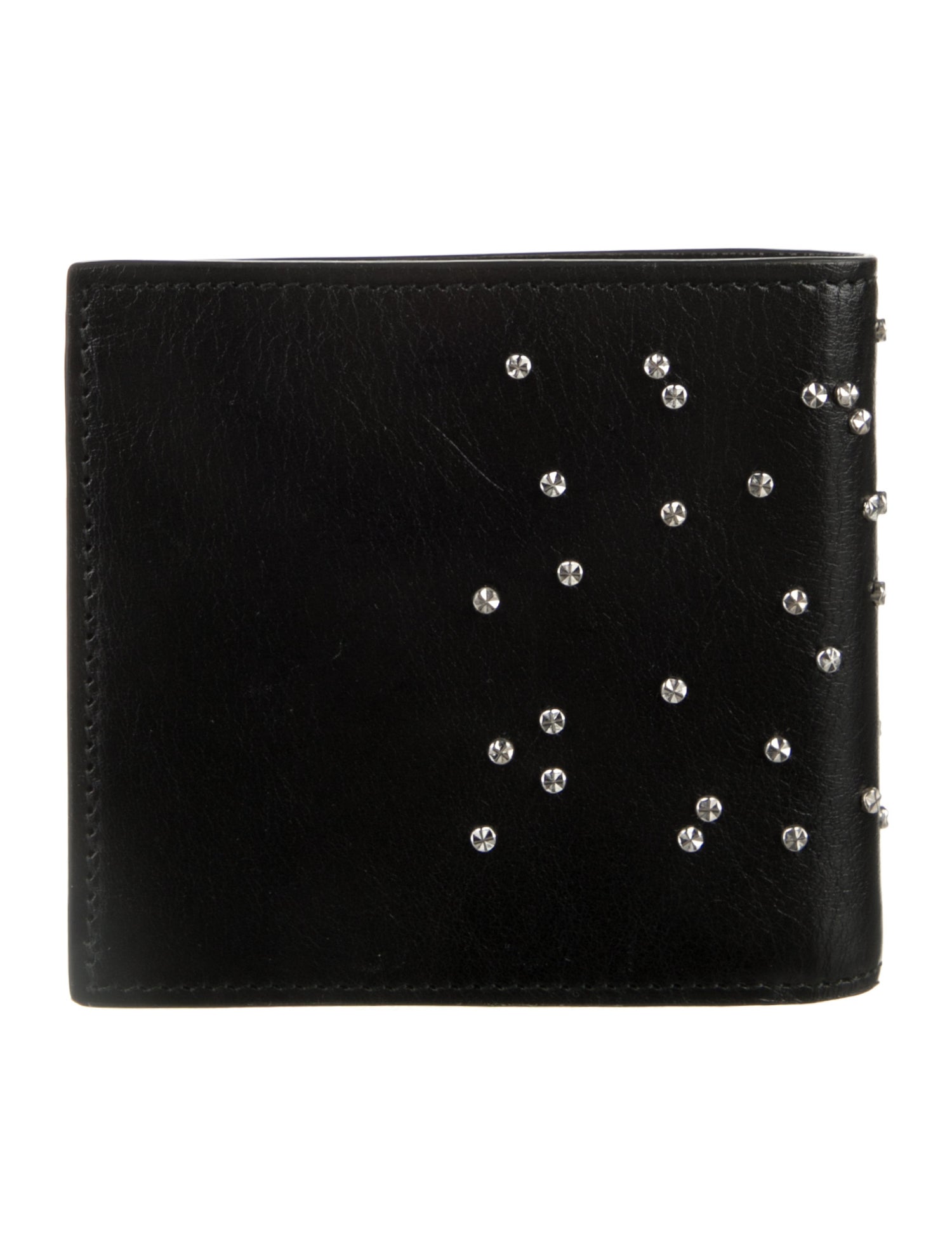 Alexander McQueen Leather Printed Bifold Wallet