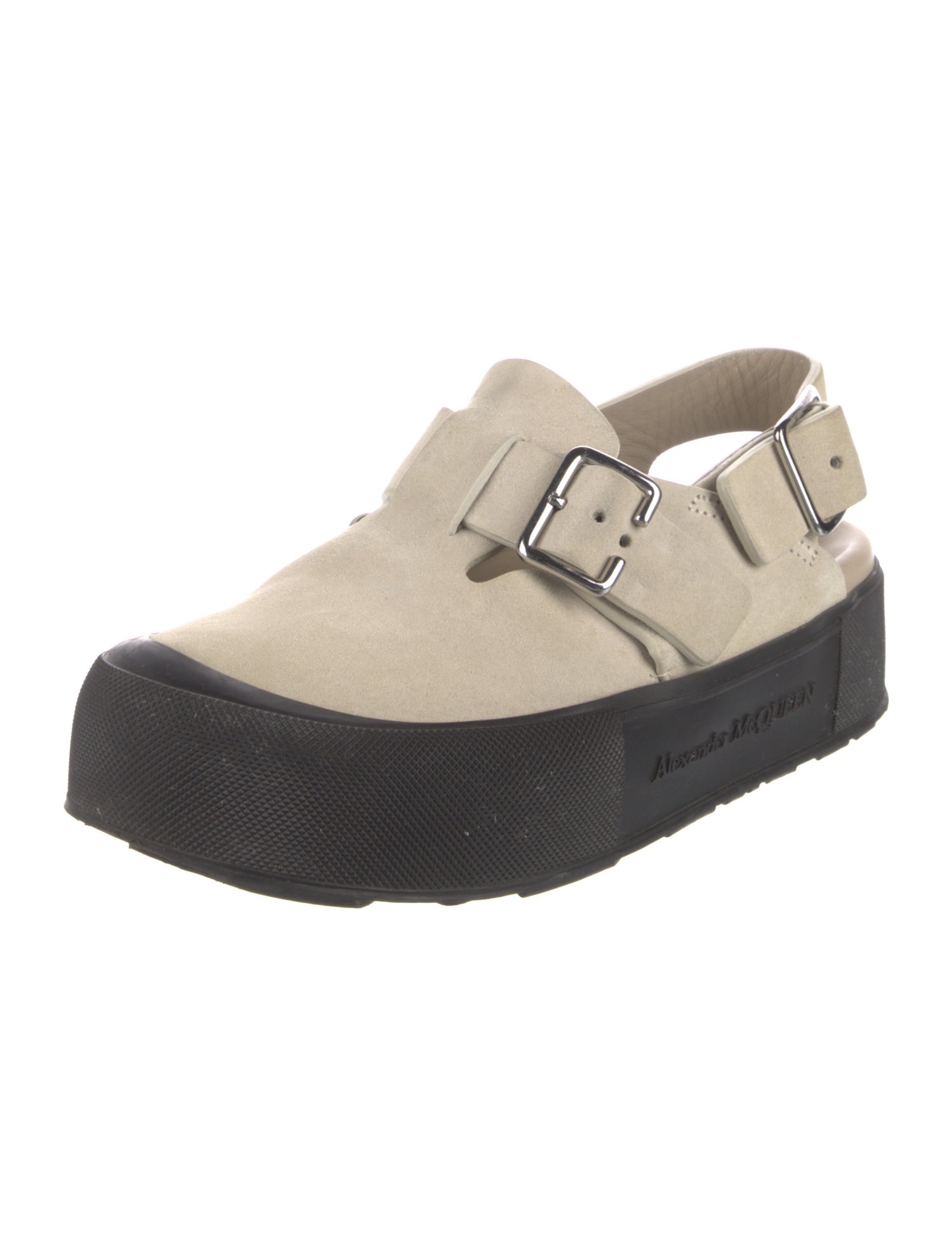 Alexander McQueen Suede Slippers