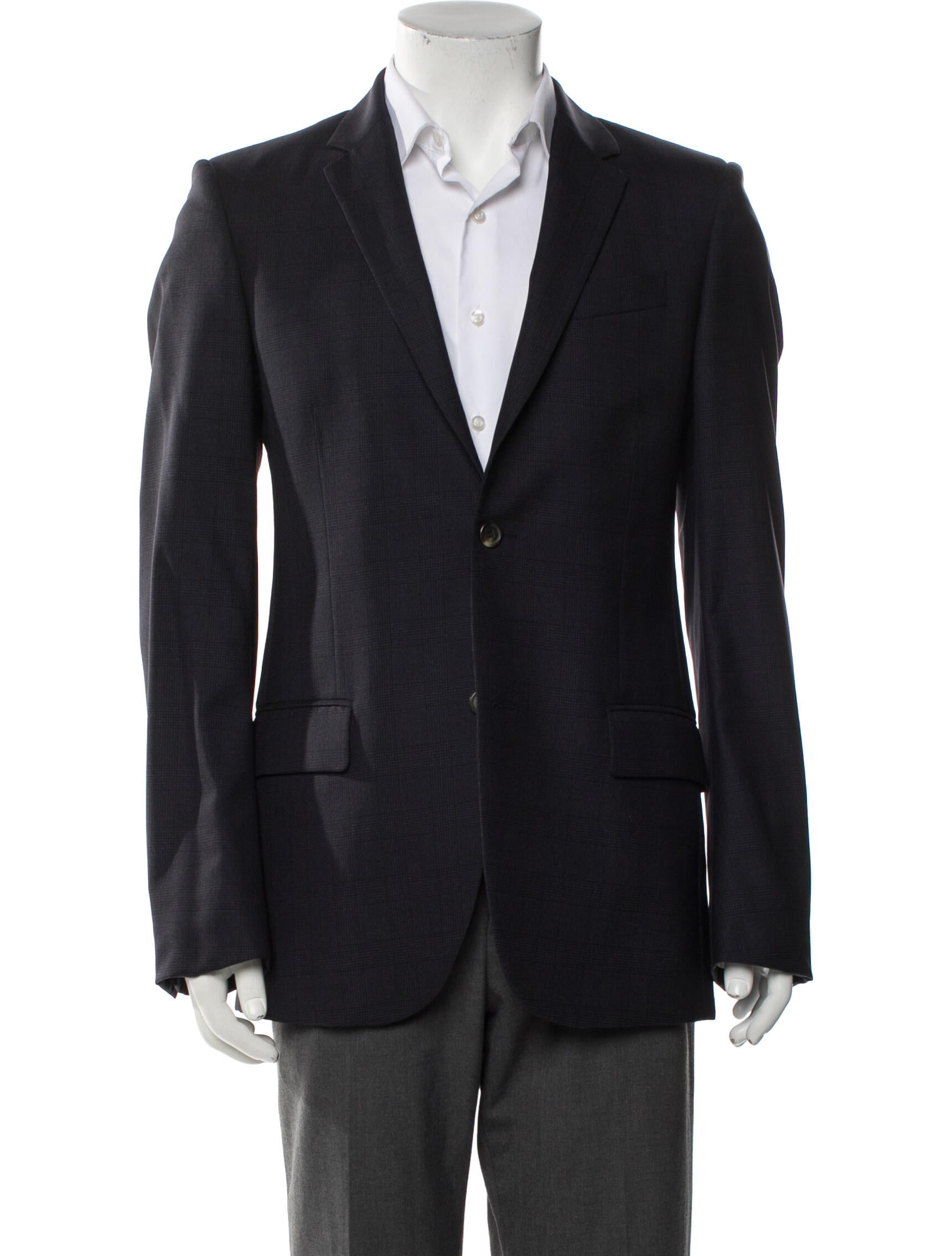 Alexander McQueen Wool Embroidered Accent Blazer