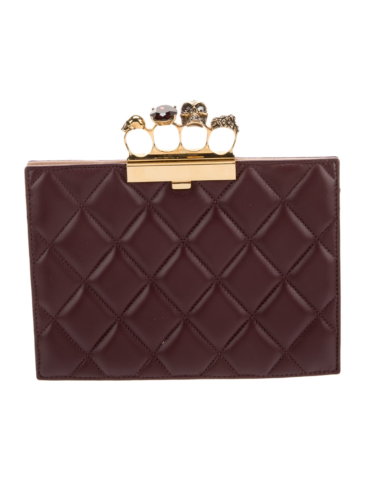 Alexander McQueen Leather Clutch