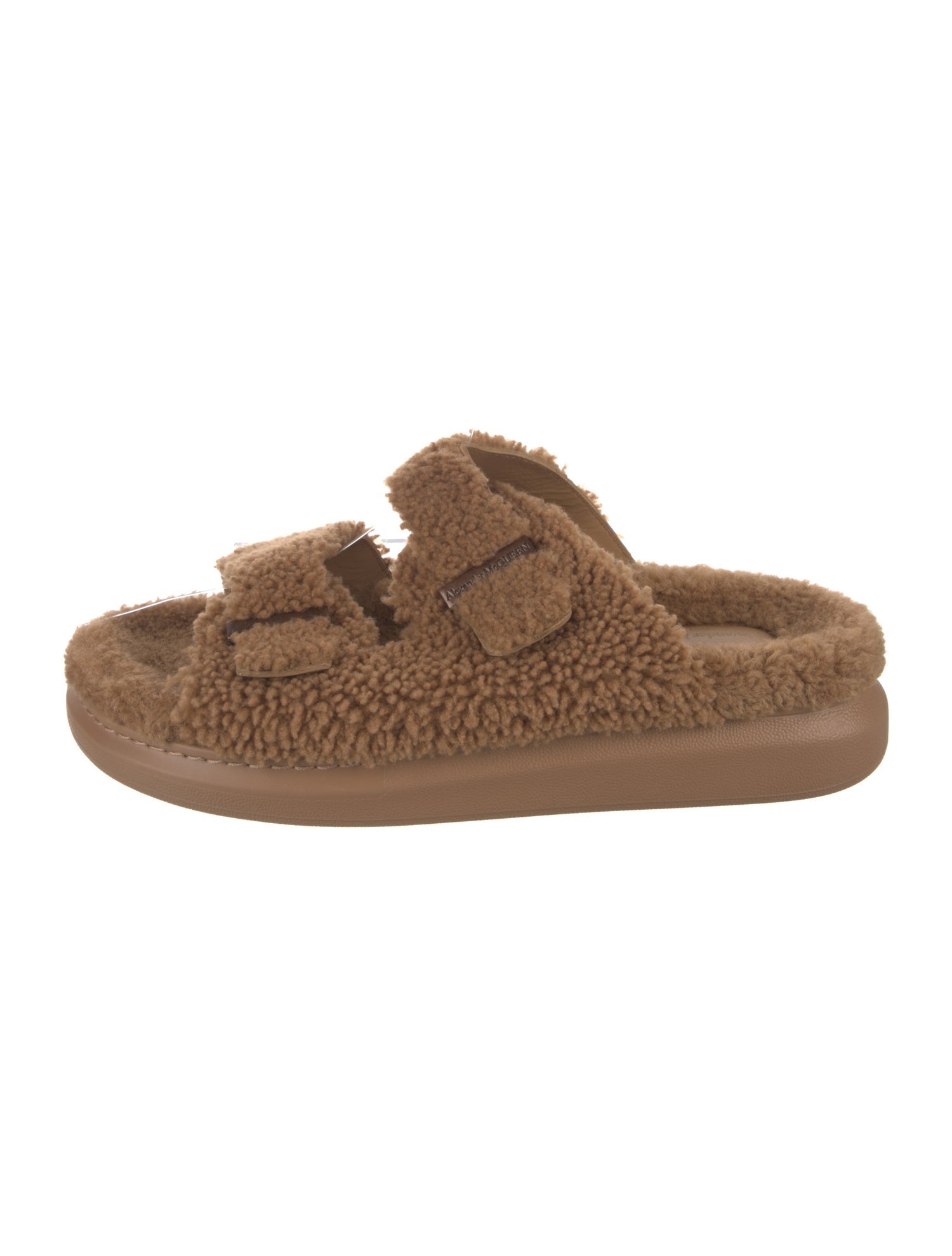 Alexander McQueen Shearling Slides