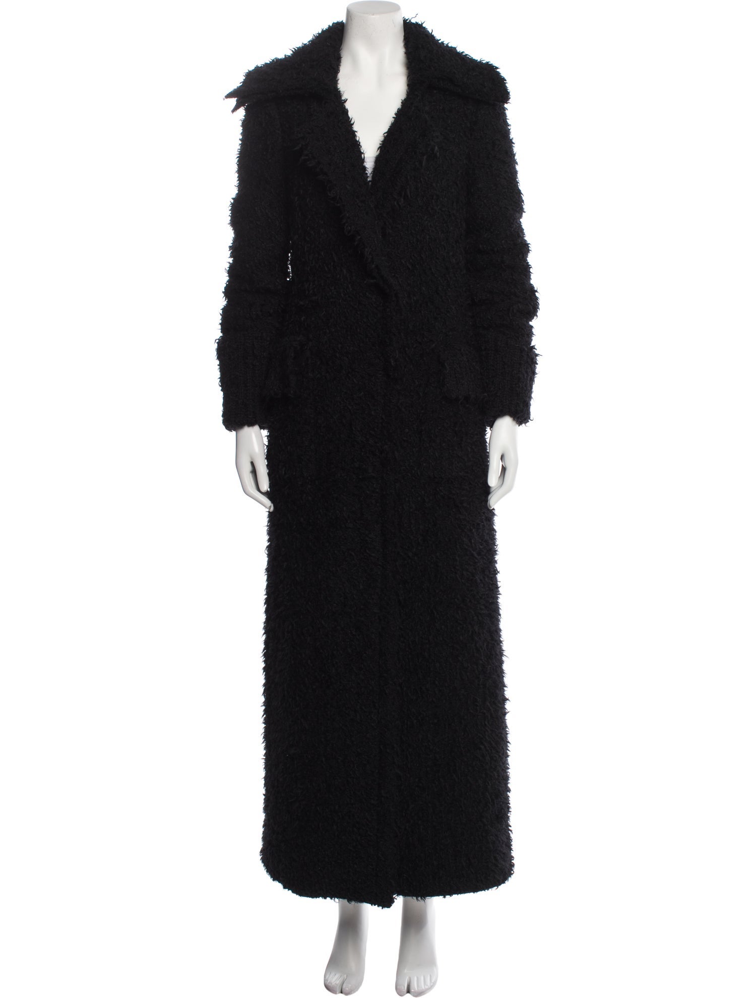 Alexander McQueen Mohair Faux Fur Coat