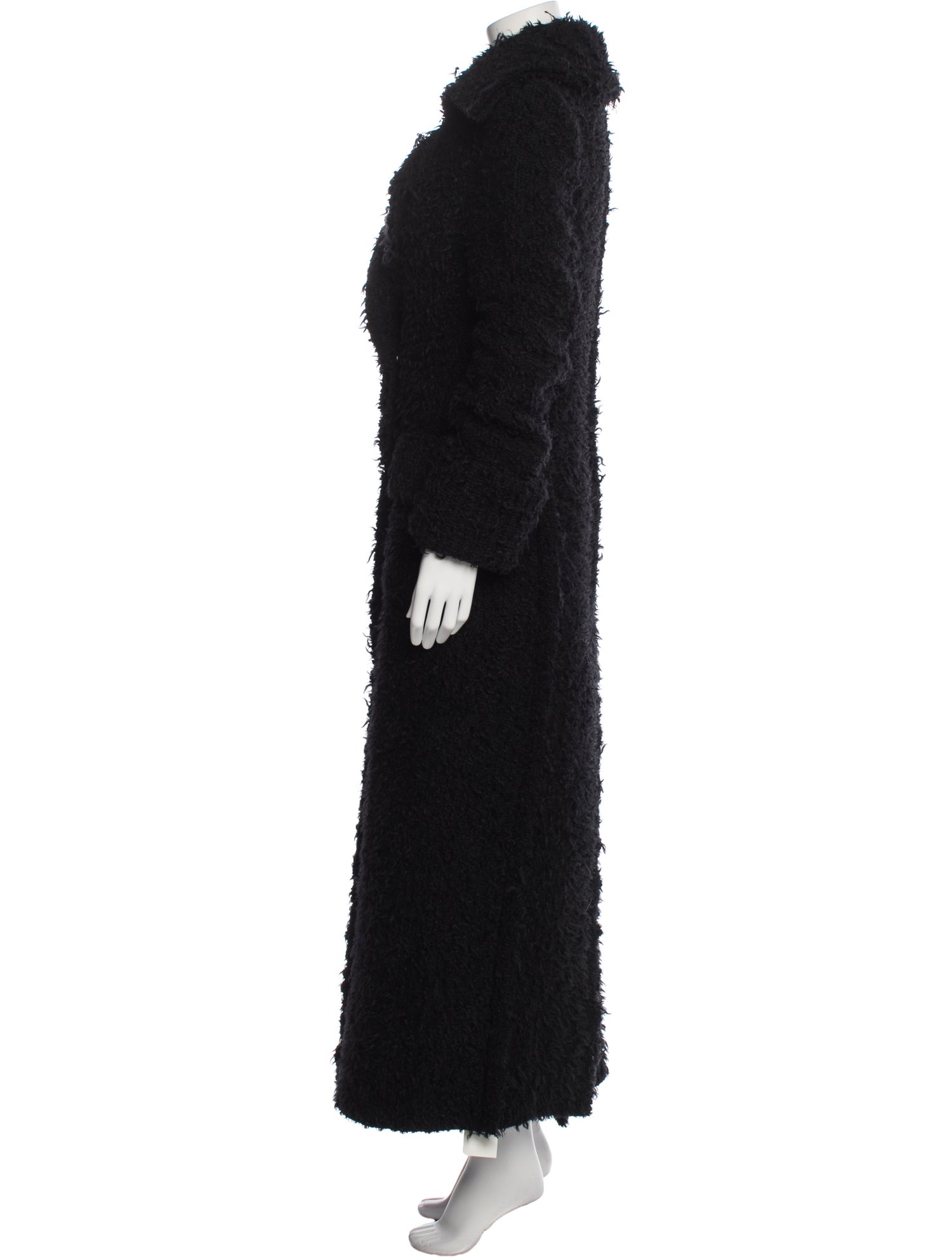 Alexander McQueen Mohair Faux Fur Coat
