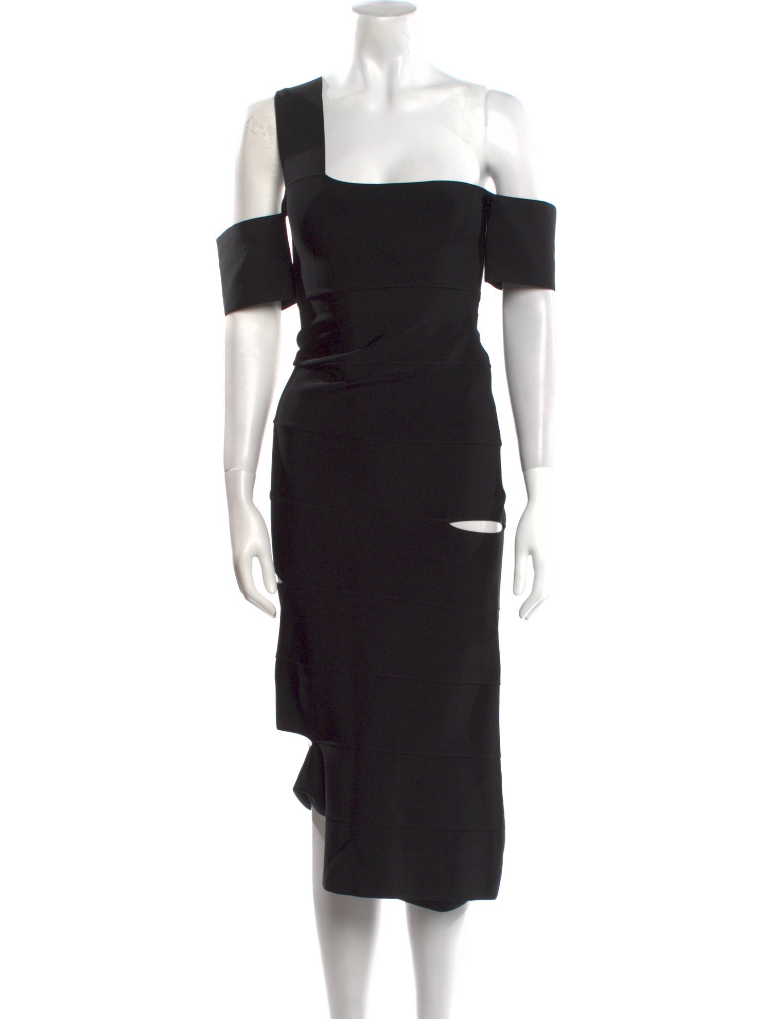 Alexander McQueen Square Neckline Midi Length Dress w/ Tags