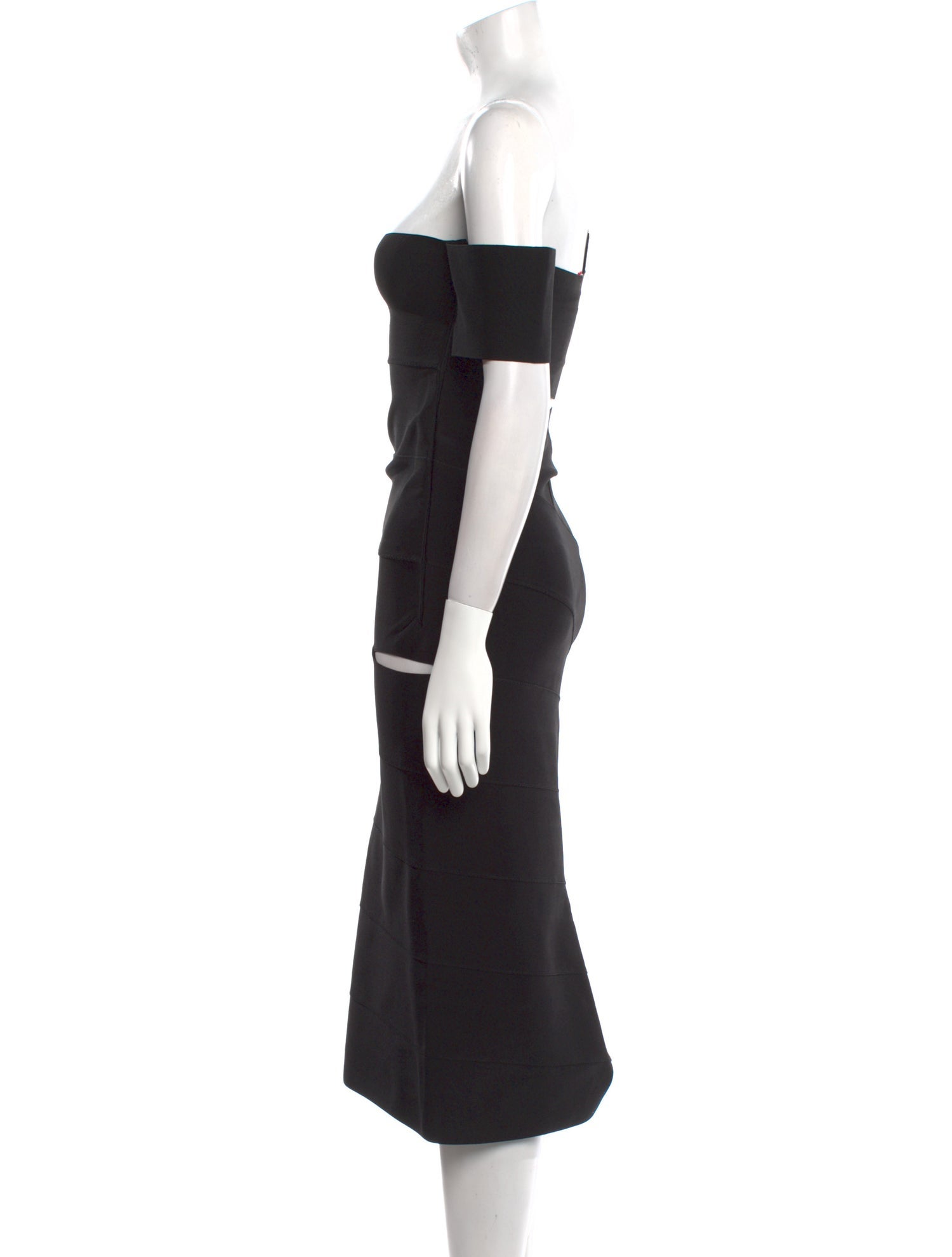 Alexander McQueen Square Neckline Midi Length Dress w/ Tags