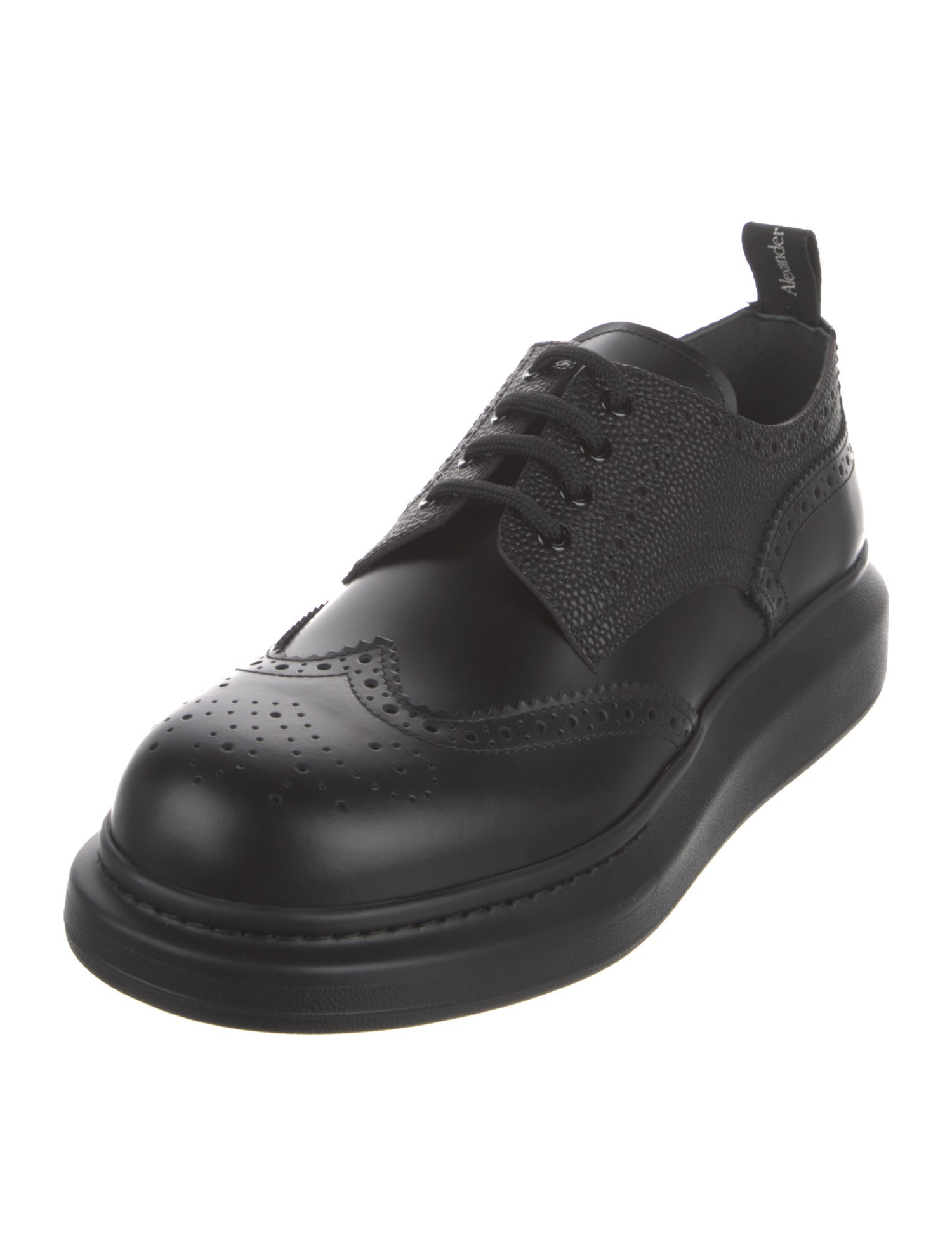 Alexander McQueen Leather Derby Shoes