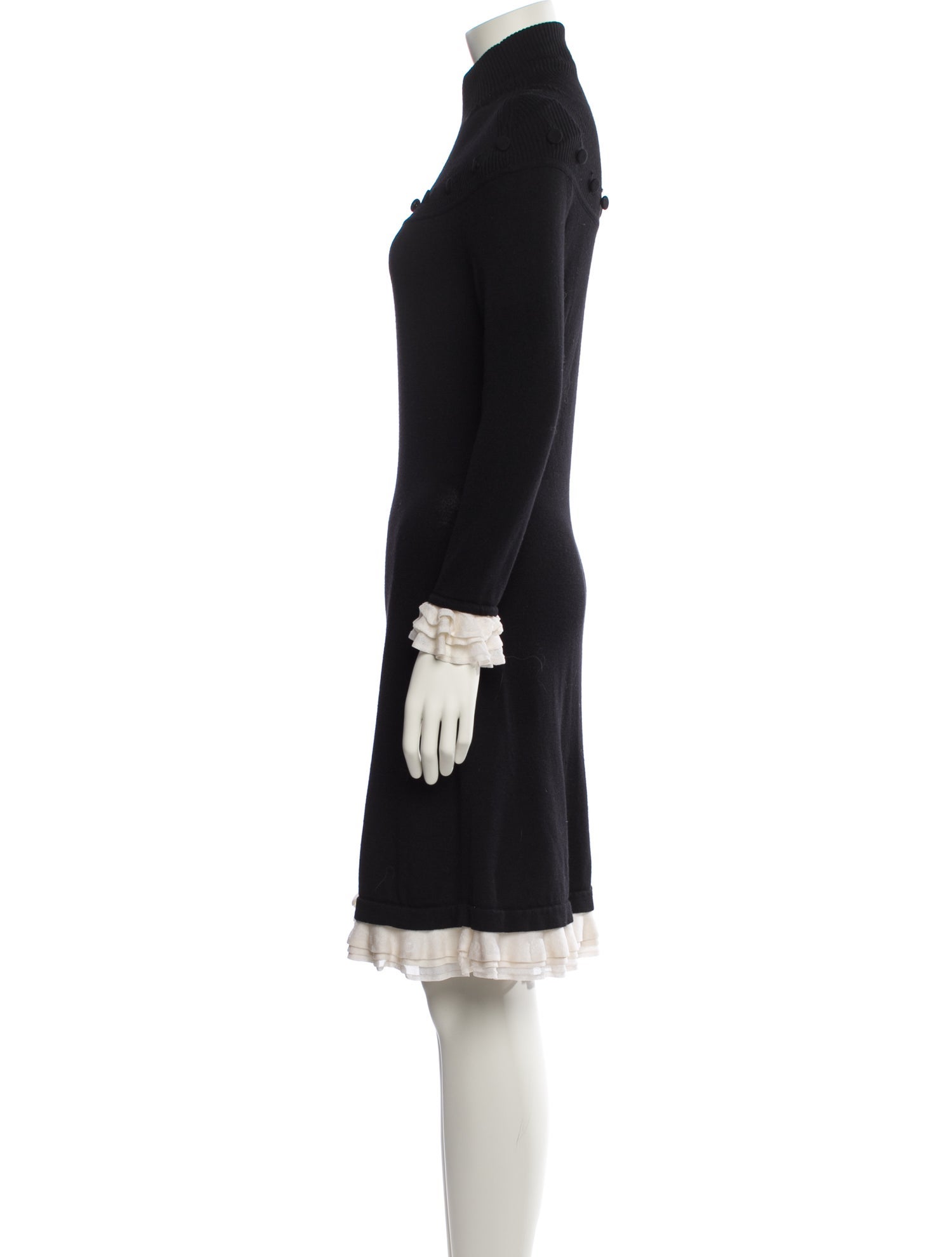 Alexander McQueen Wool Mini Dress