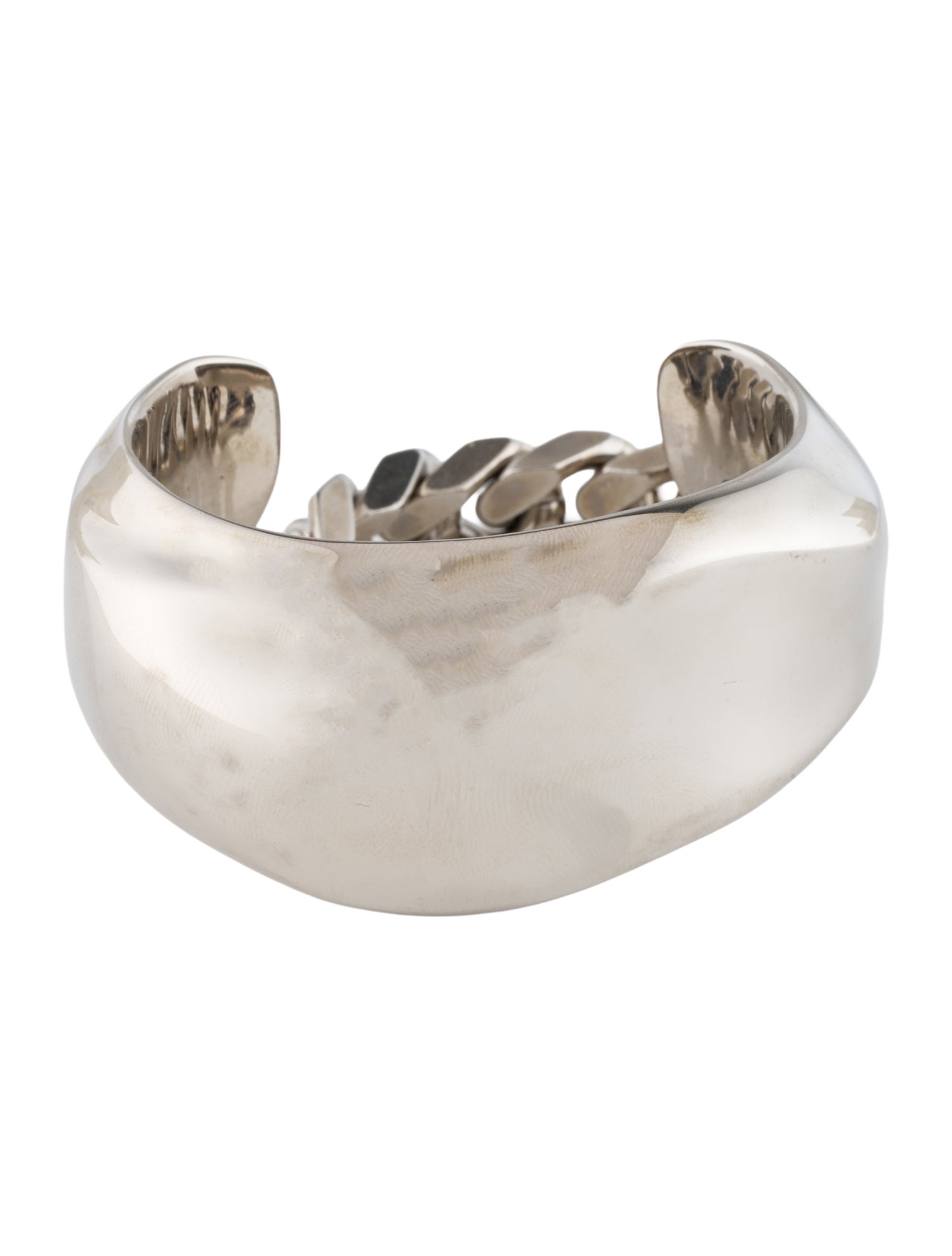 Alexander McQueen Molten Chain Cuff Bracelet
