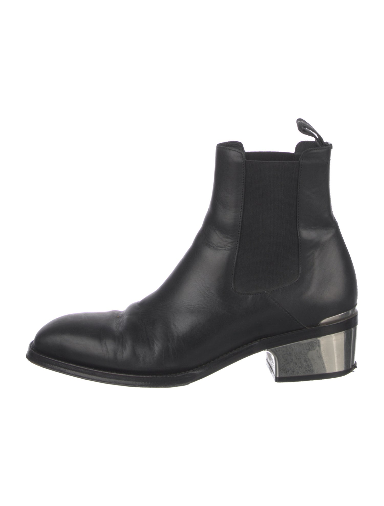 Alexander McQueen Leather Chelsea Boots