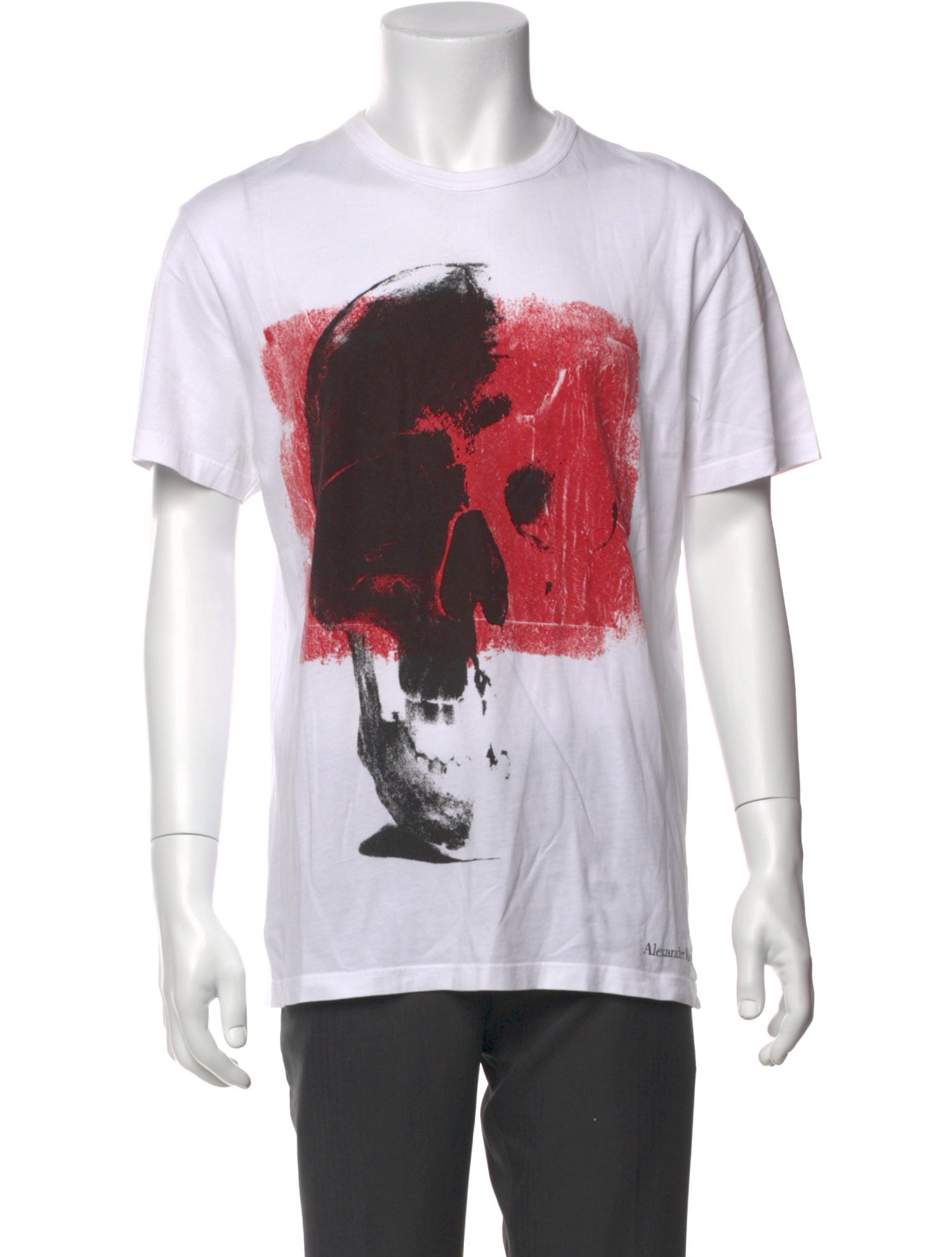 Alexander McQueen Graphic Print Crew Neck T-Shirt