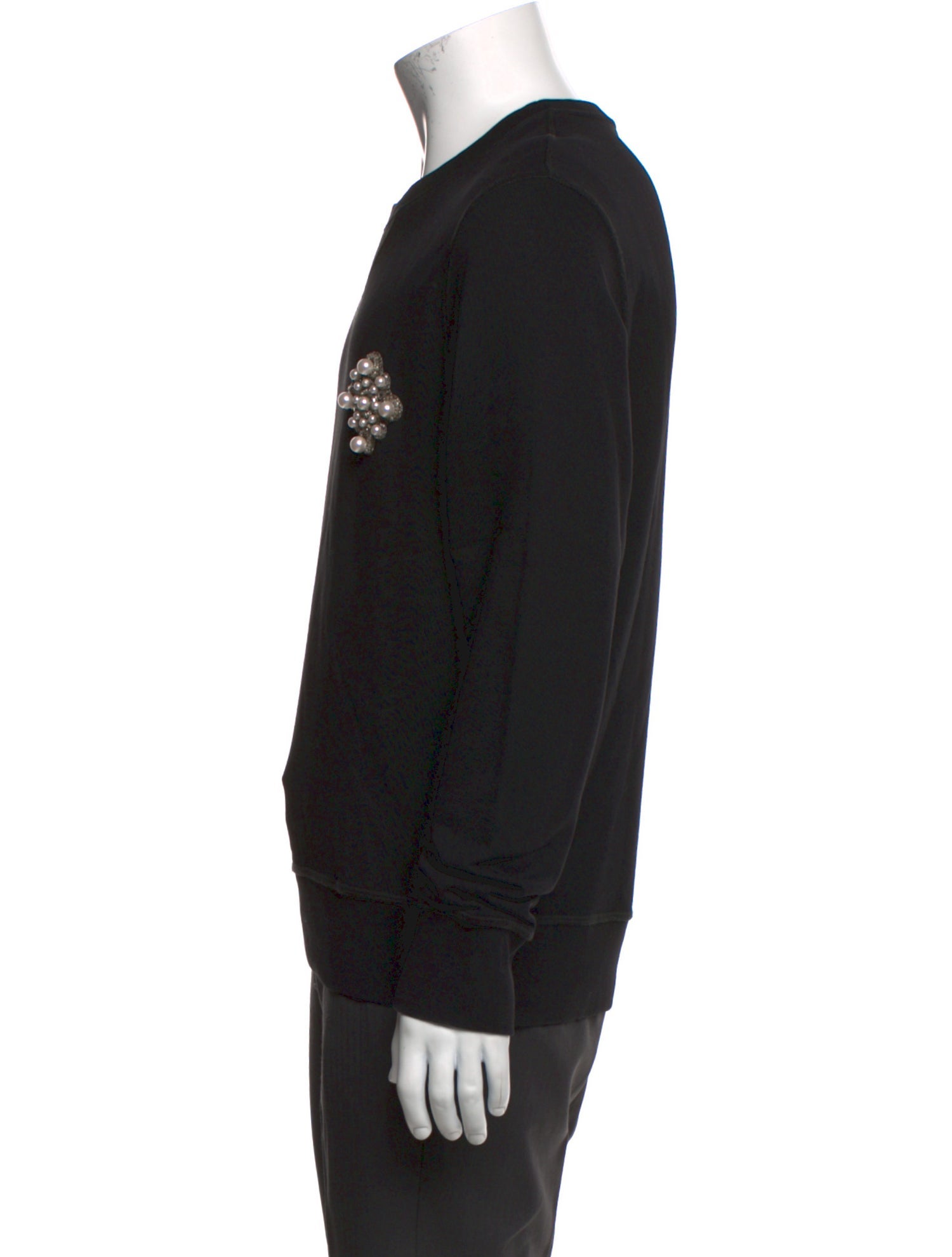 Alexander McQueen Crew Neck Long Sleeve Pullover