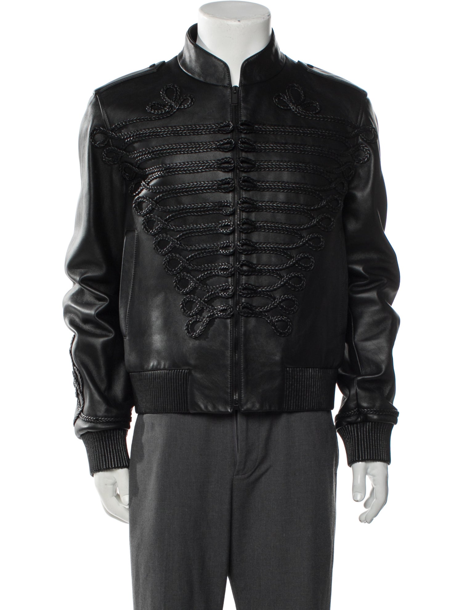 Alexander McQueen Lambskin Moto Jacket