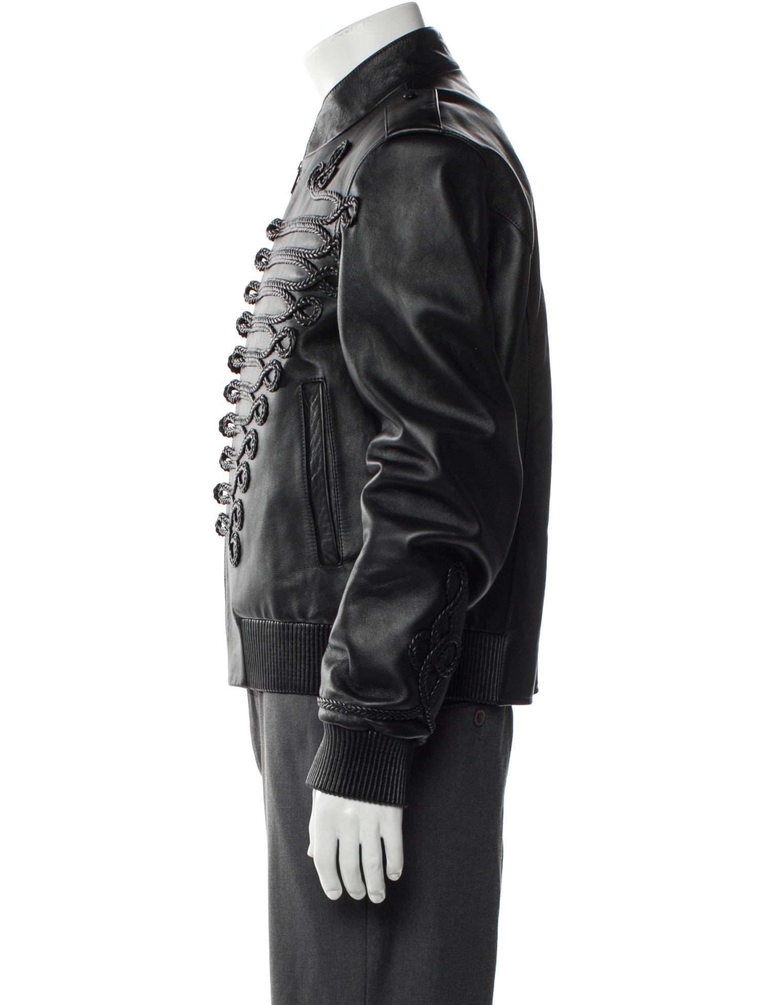 Alexander McQueen Lambskin Moto Jacket
