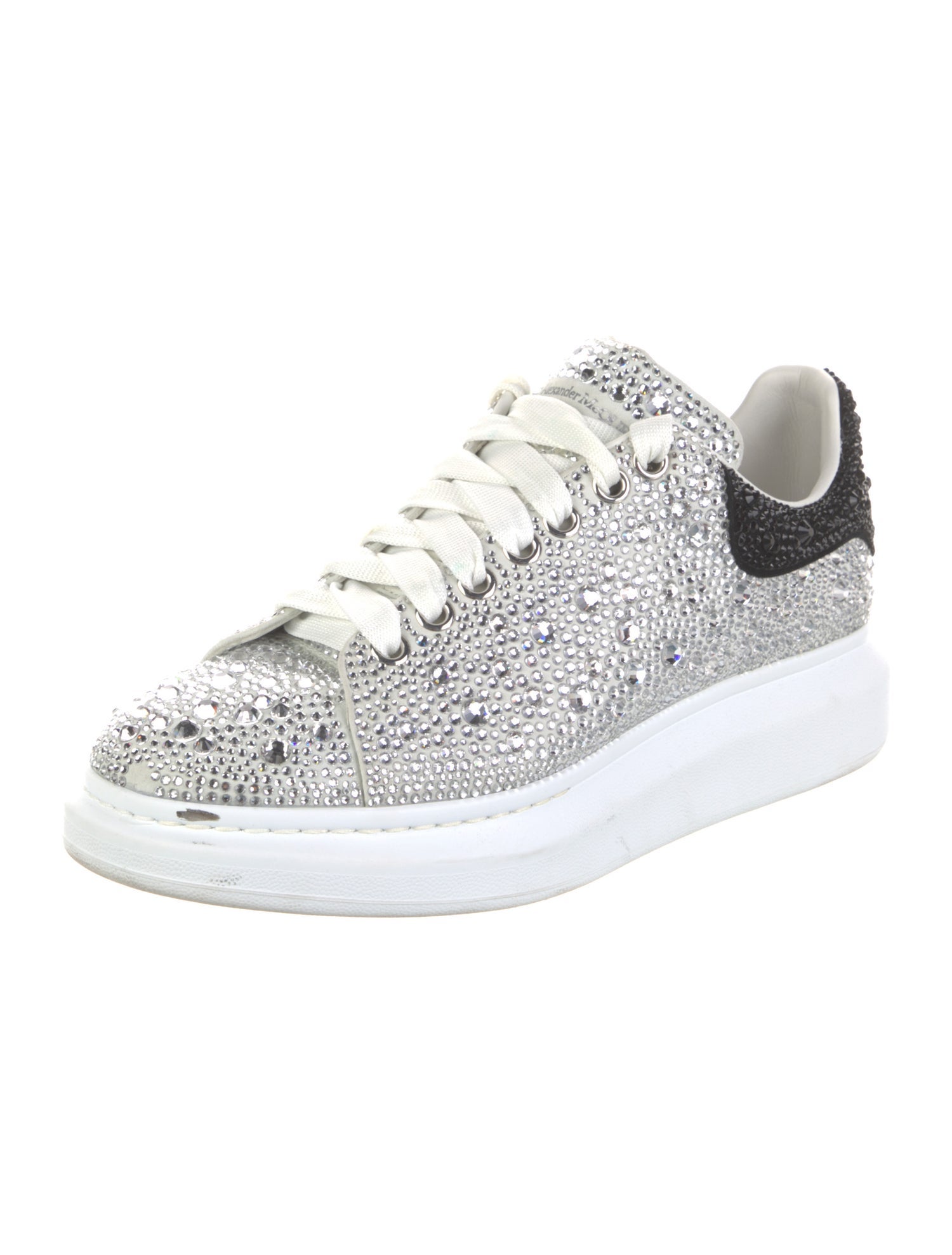 Alexander McQueen Leather Patterned Chunky Sneakers