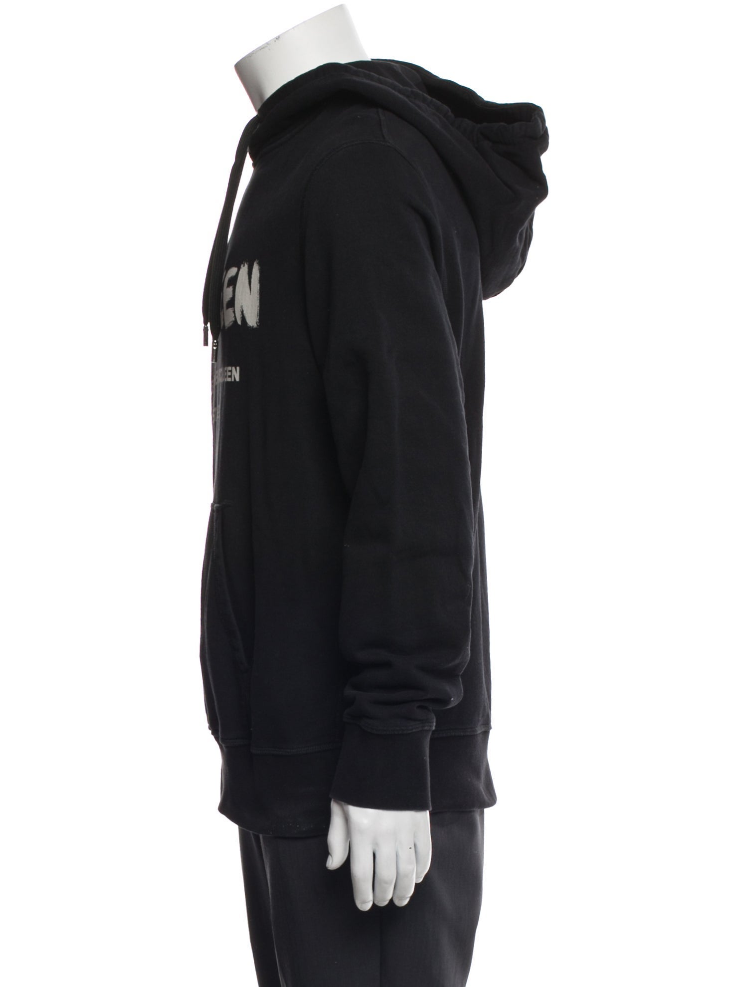 Alexander McQueen Graphic Print Crew Neck Hoodie