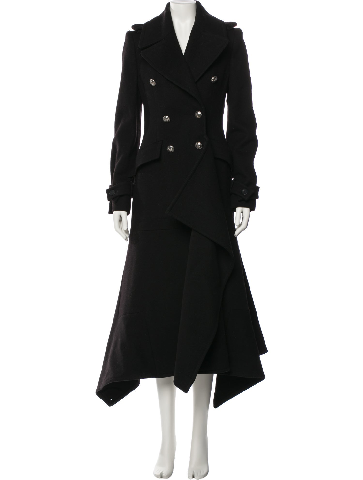 Alexander McQueen Wool Trench Coat