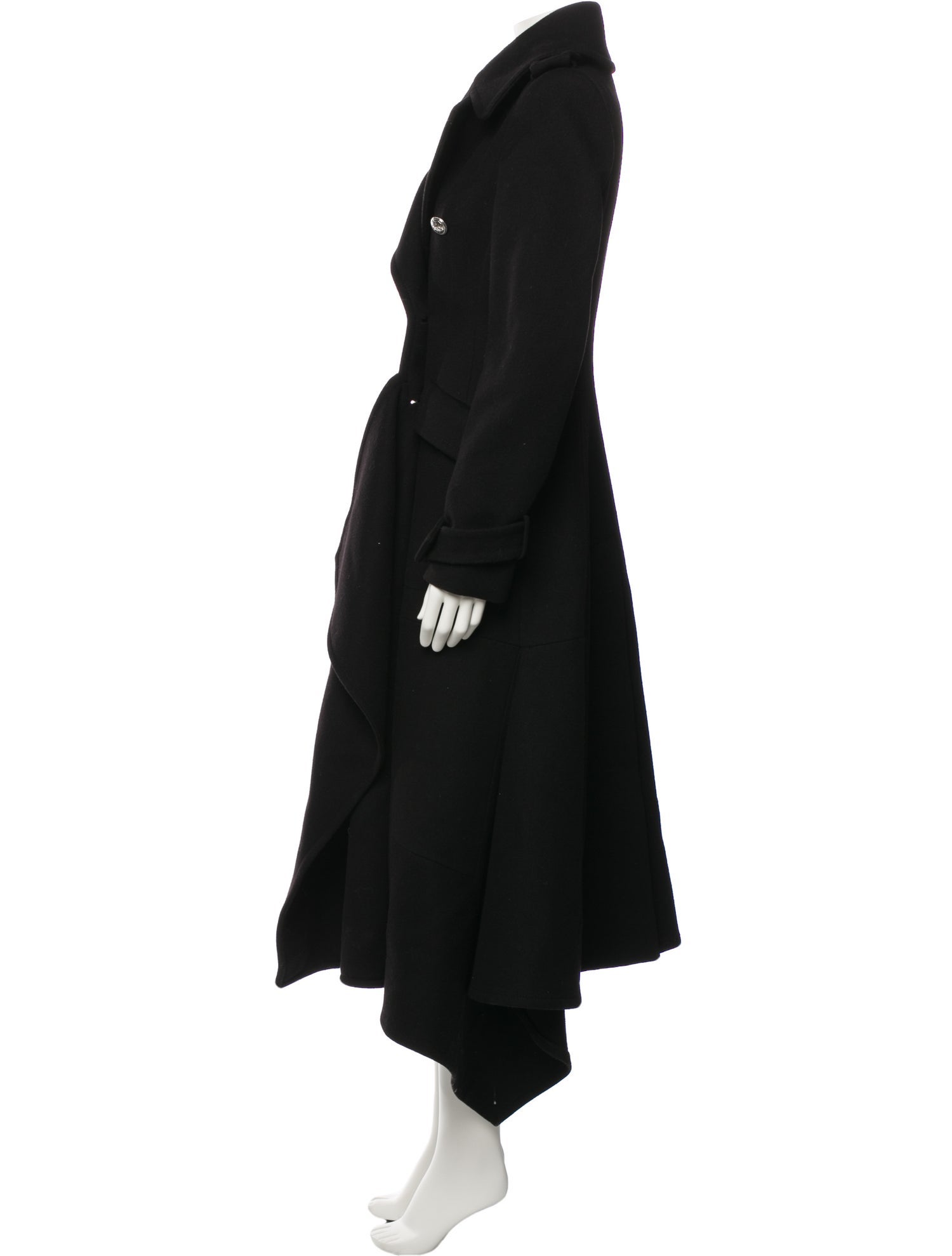 Alexander McQueen Wool Trench Coat