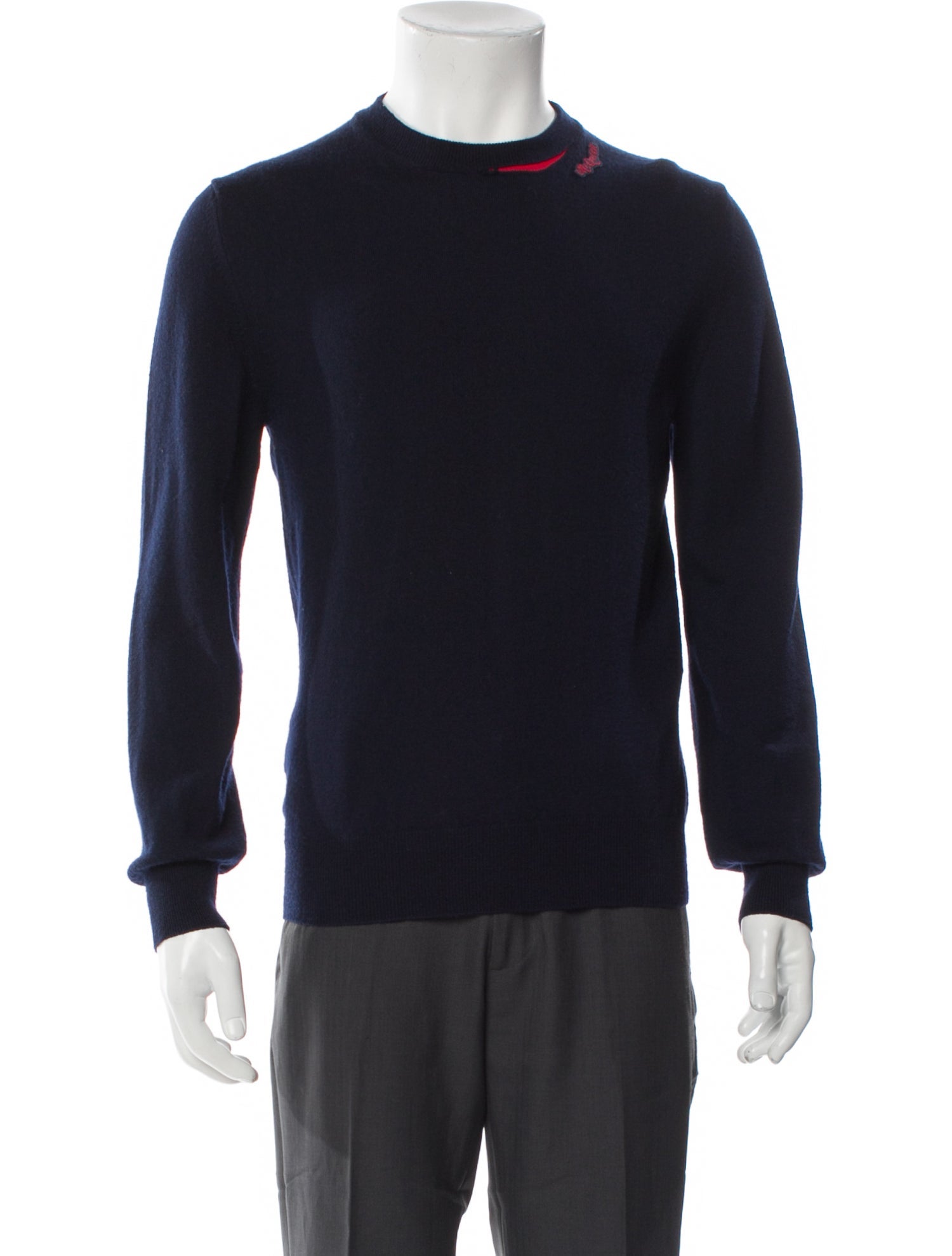 Alexander McQueen Wool Crew Neck Pullover