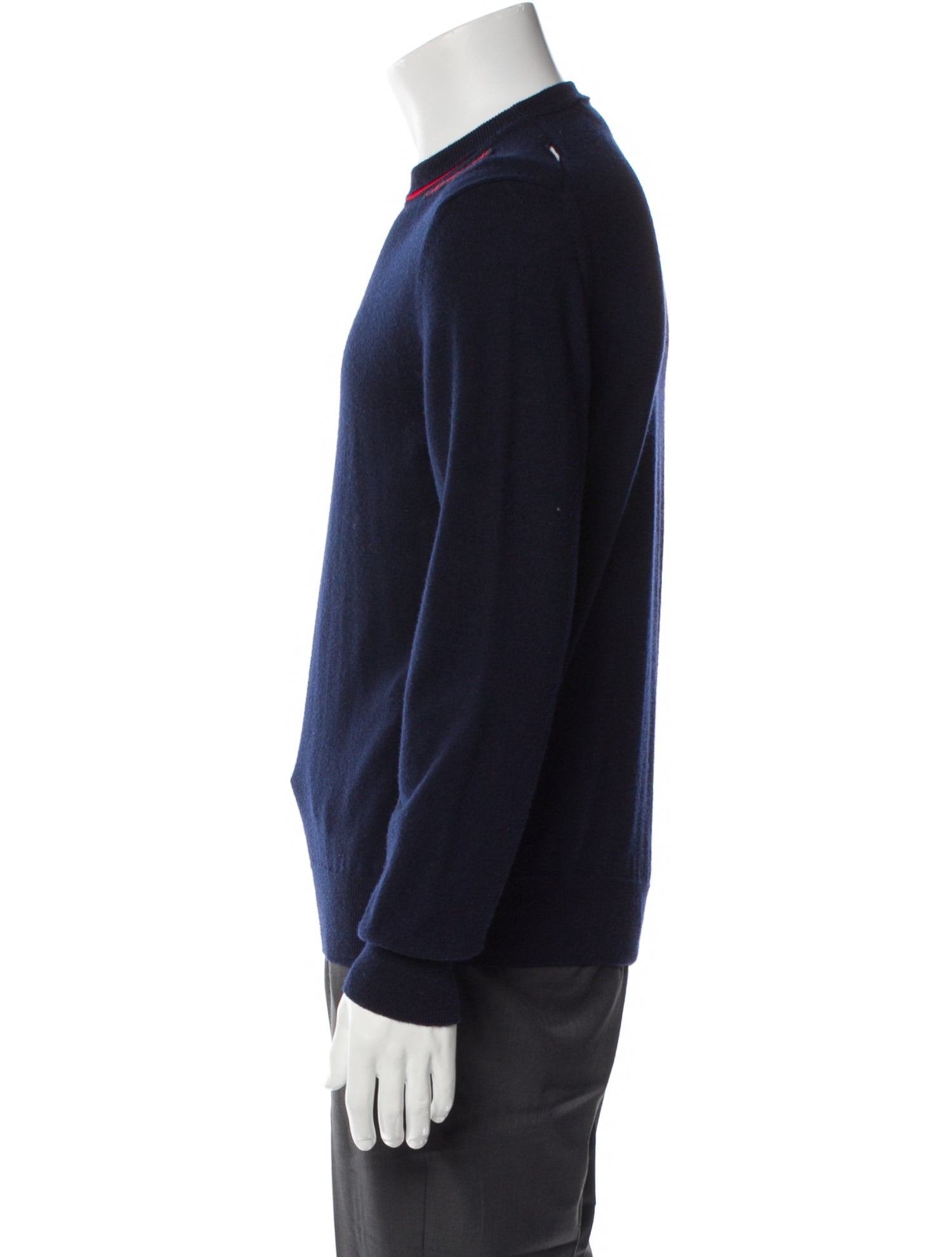 Alexander McQueen Wool Crew Neck Pullover