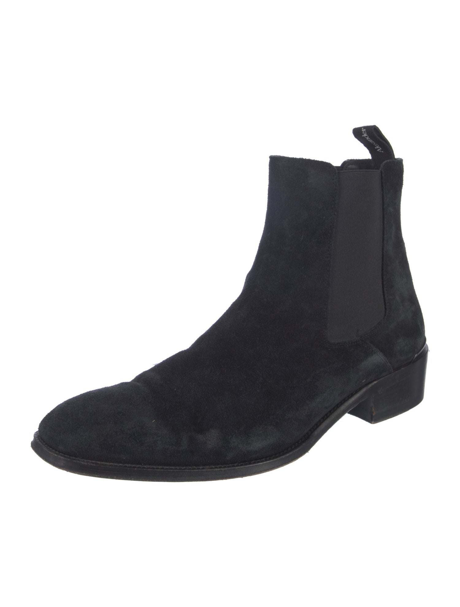 Alexander McQueen Suede Chelsea Boots
