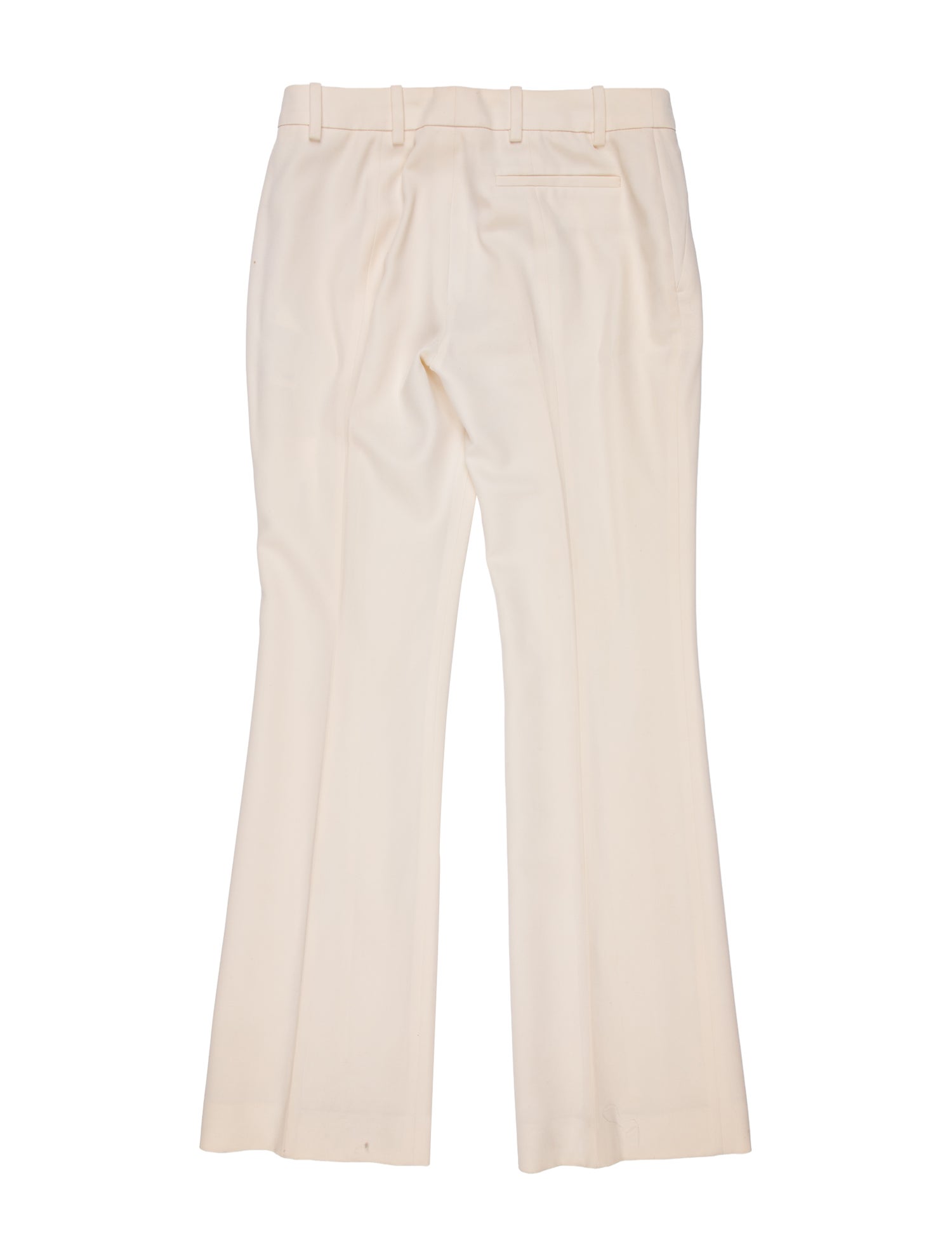Alexander McQueen Virgin Wool Straight Leg Pants