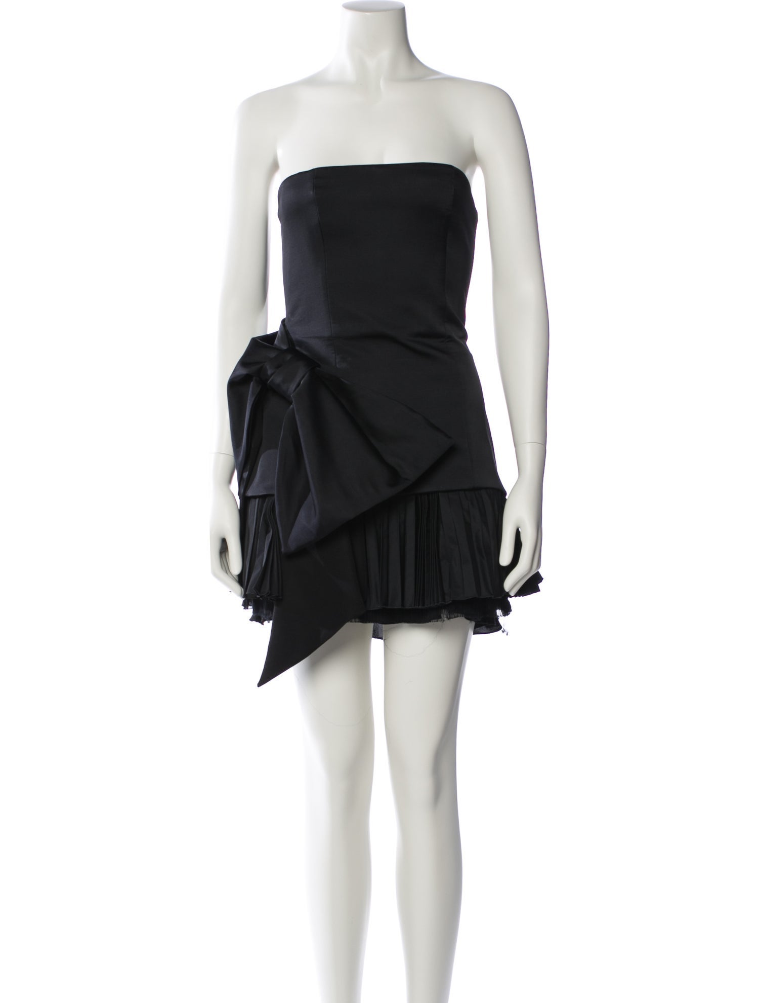 Alexander McQueen Strapless Mini Dress