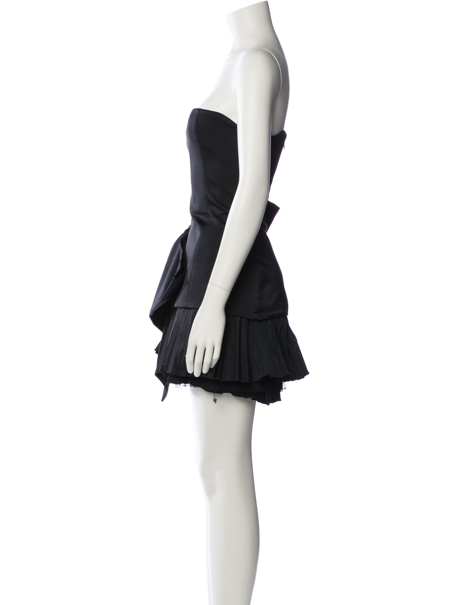 Alexander McQueen Strapless Mini Dress